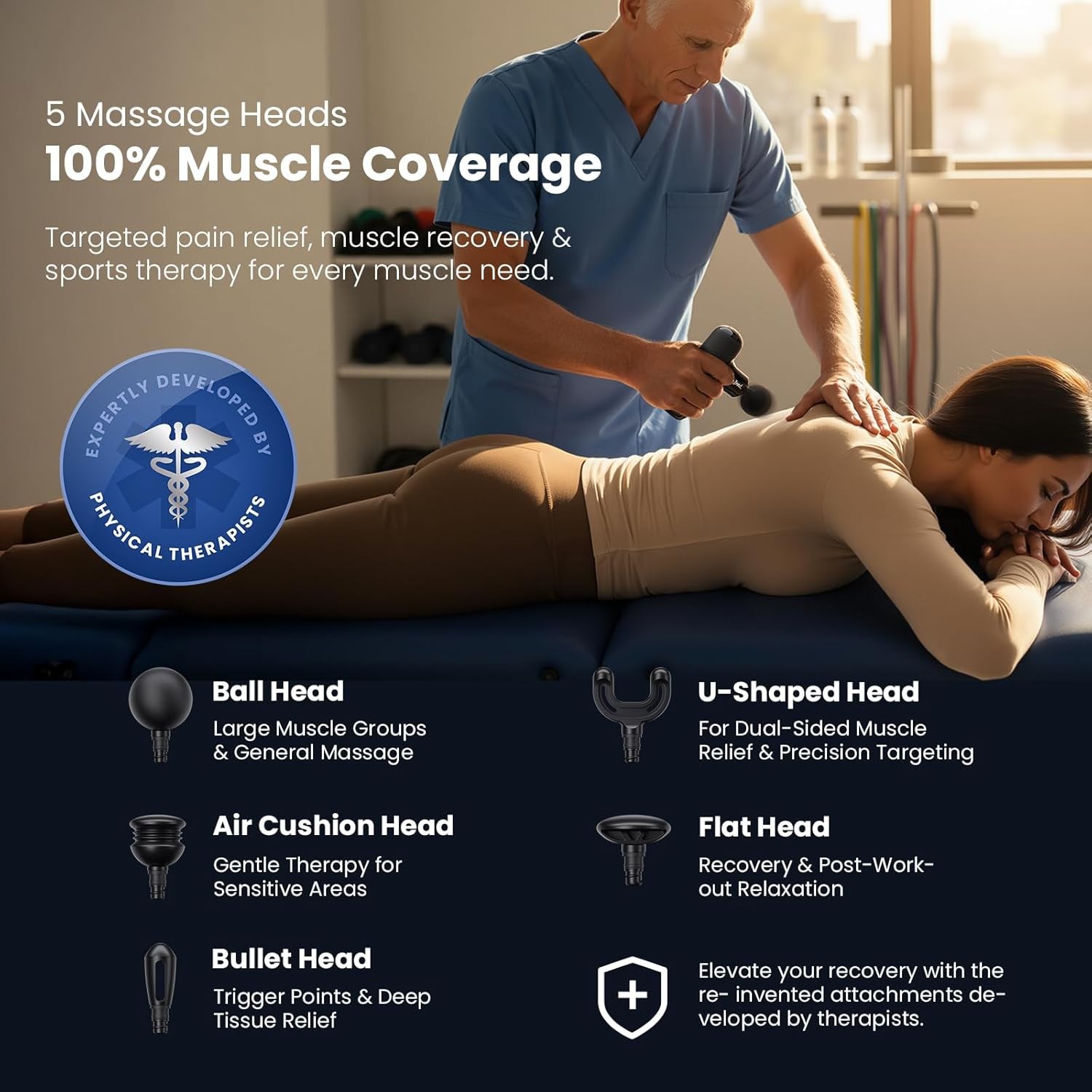 Bob and Brad Q2 Mini Massage Gun Muscle Massage Gun Deep Tissue For Pain Relief