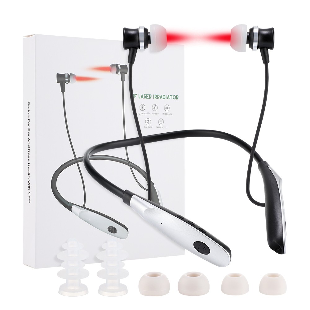 NEW Earplug 650NM Laser Therapy For Ear And Nose Tinnitus & Rhinitis Relief