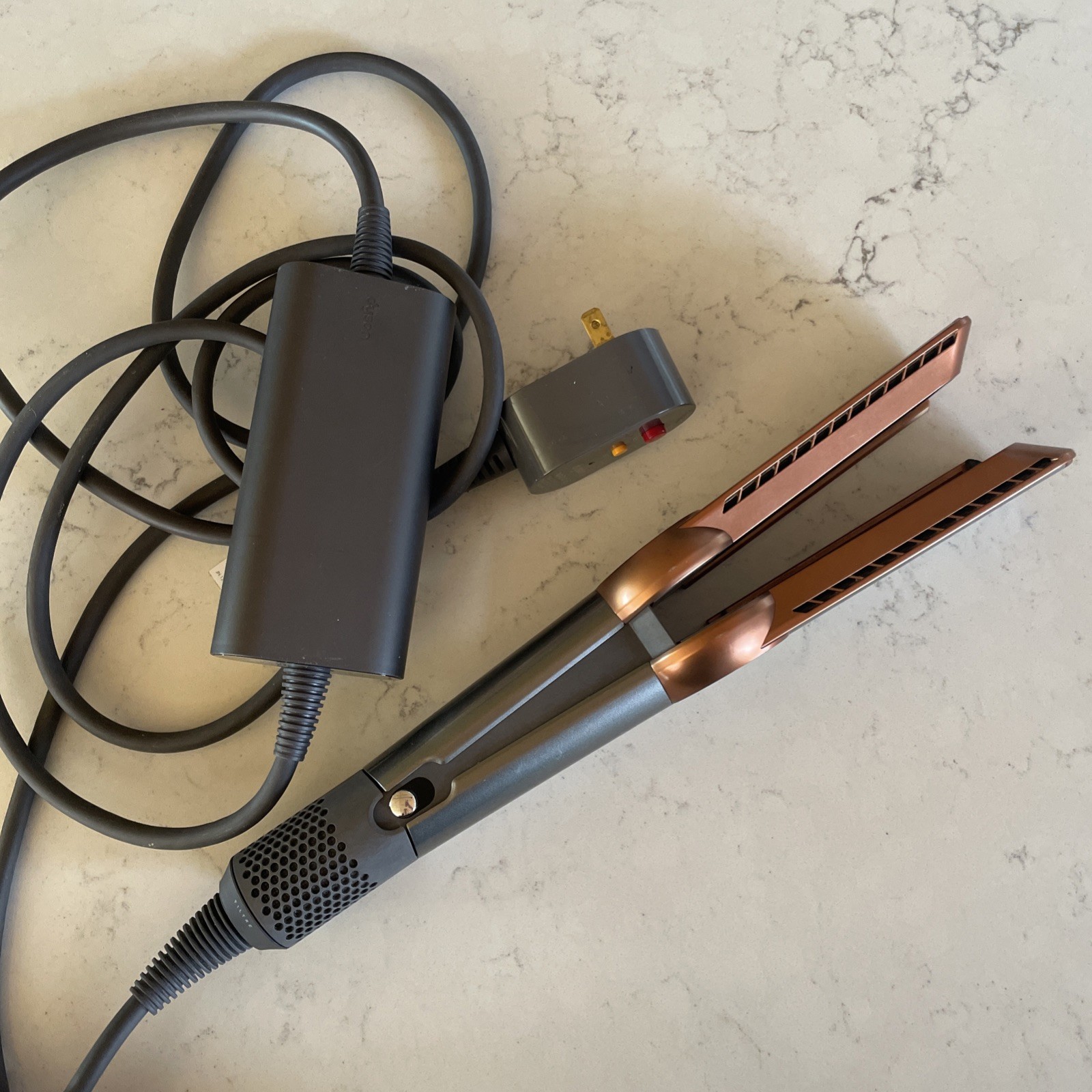 Dyson Airstrait Straightener – Nickel/Copper – Used, Working