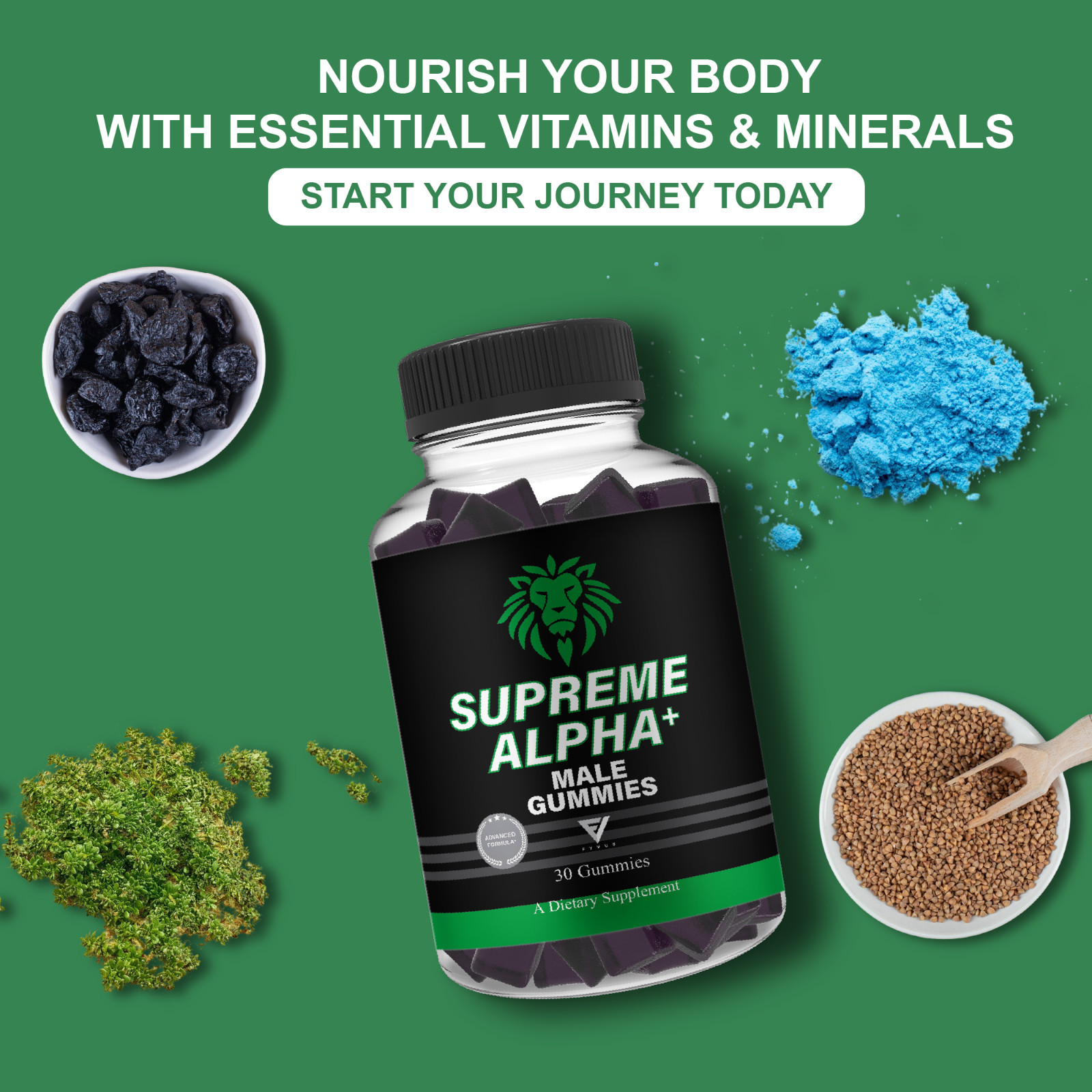 Supreme Alpha Male Gummies, SupremeAlpha Performance Supplement (30 Gummies)