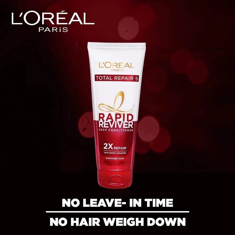 L’Oreal Paris Deep Conditioner With Micro-Ceramides Repairs Damaged 180ml