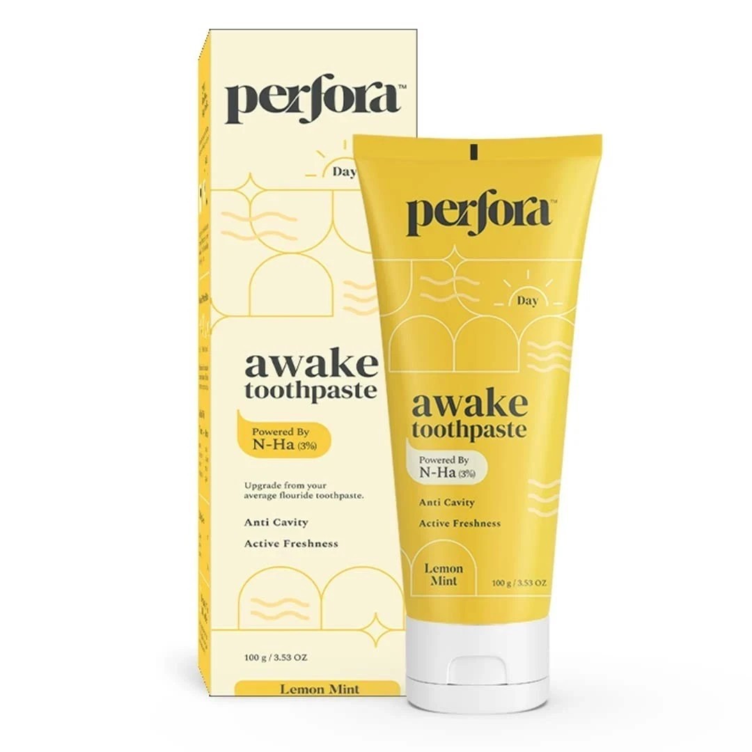Perfora Awake Toothpaste Healthy Gums & Oral Care Lemon Mint Pack of 1,100gm