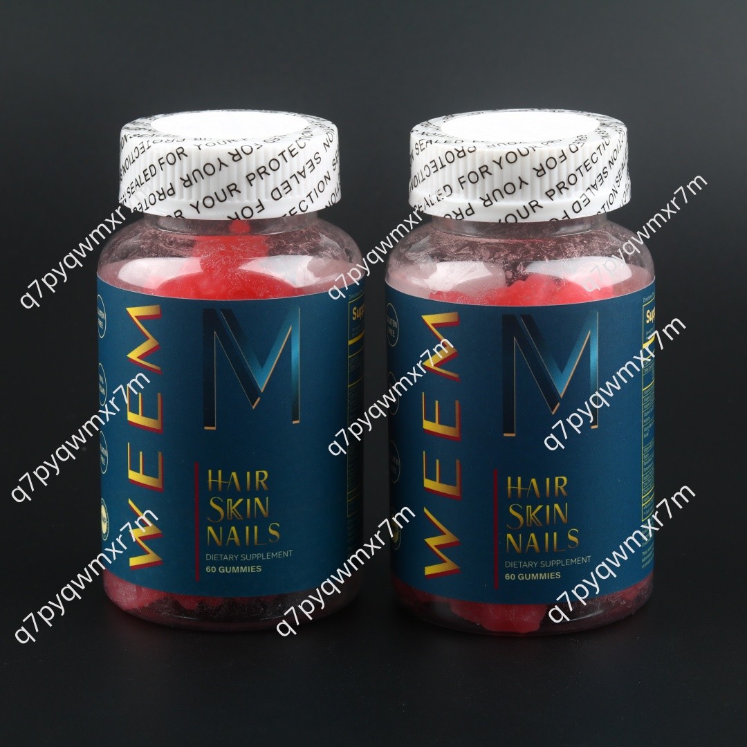 1-3 Packs WEEM Hair Skin Nails Gummies Vegan Biotin Vitamins for Healthy Hair