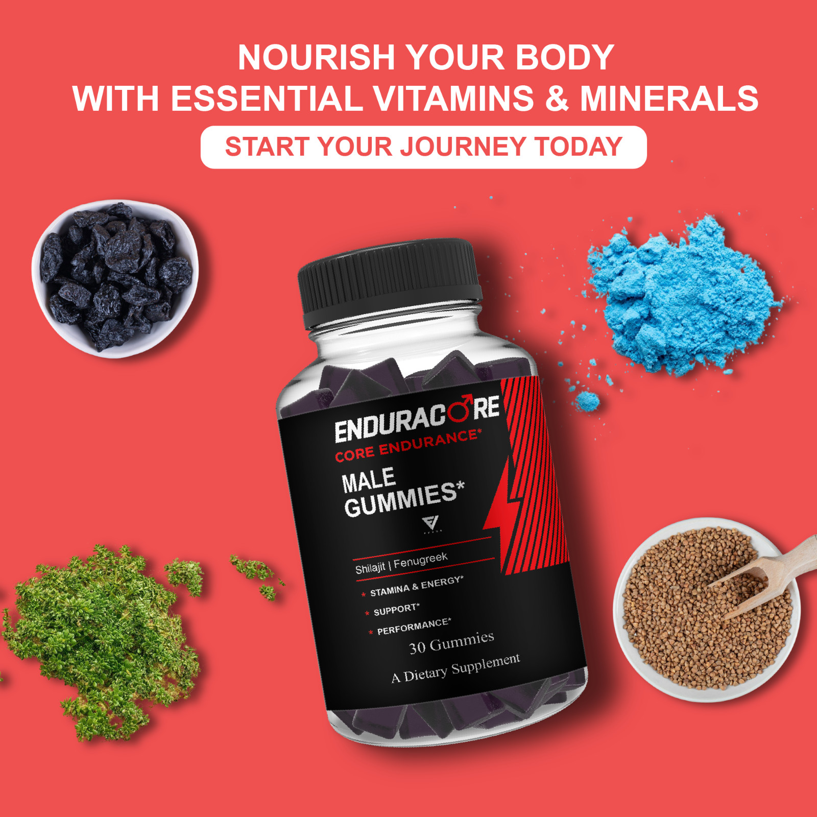 Enduracore Male Gummies, Endura Core Performance (30 Gummies)