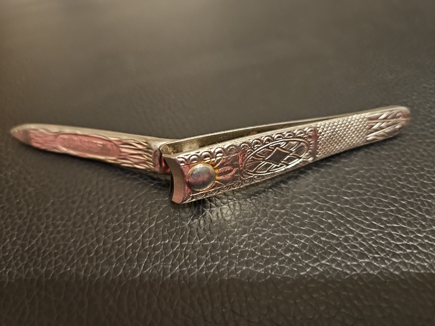 VTG Millers Forge Ornate Etched Nail Clippers 2½” Long With File