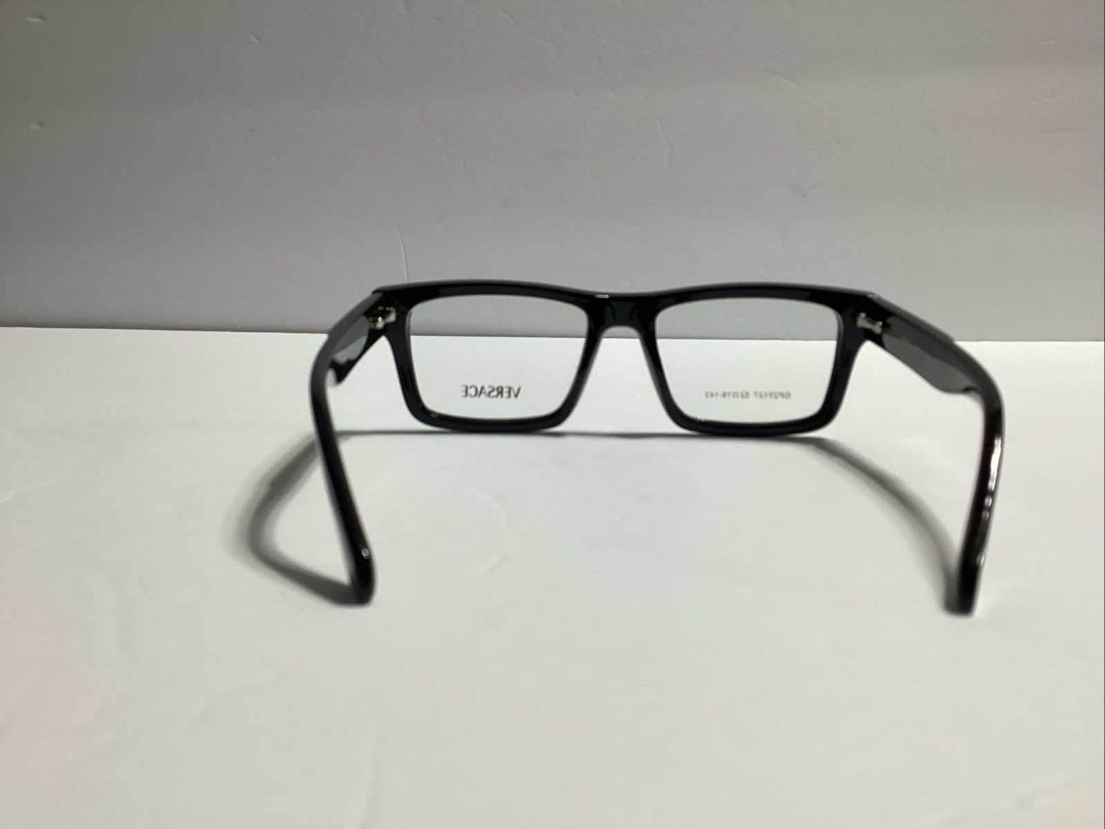 Versace Eyeglasses Transparent Black Full Rim