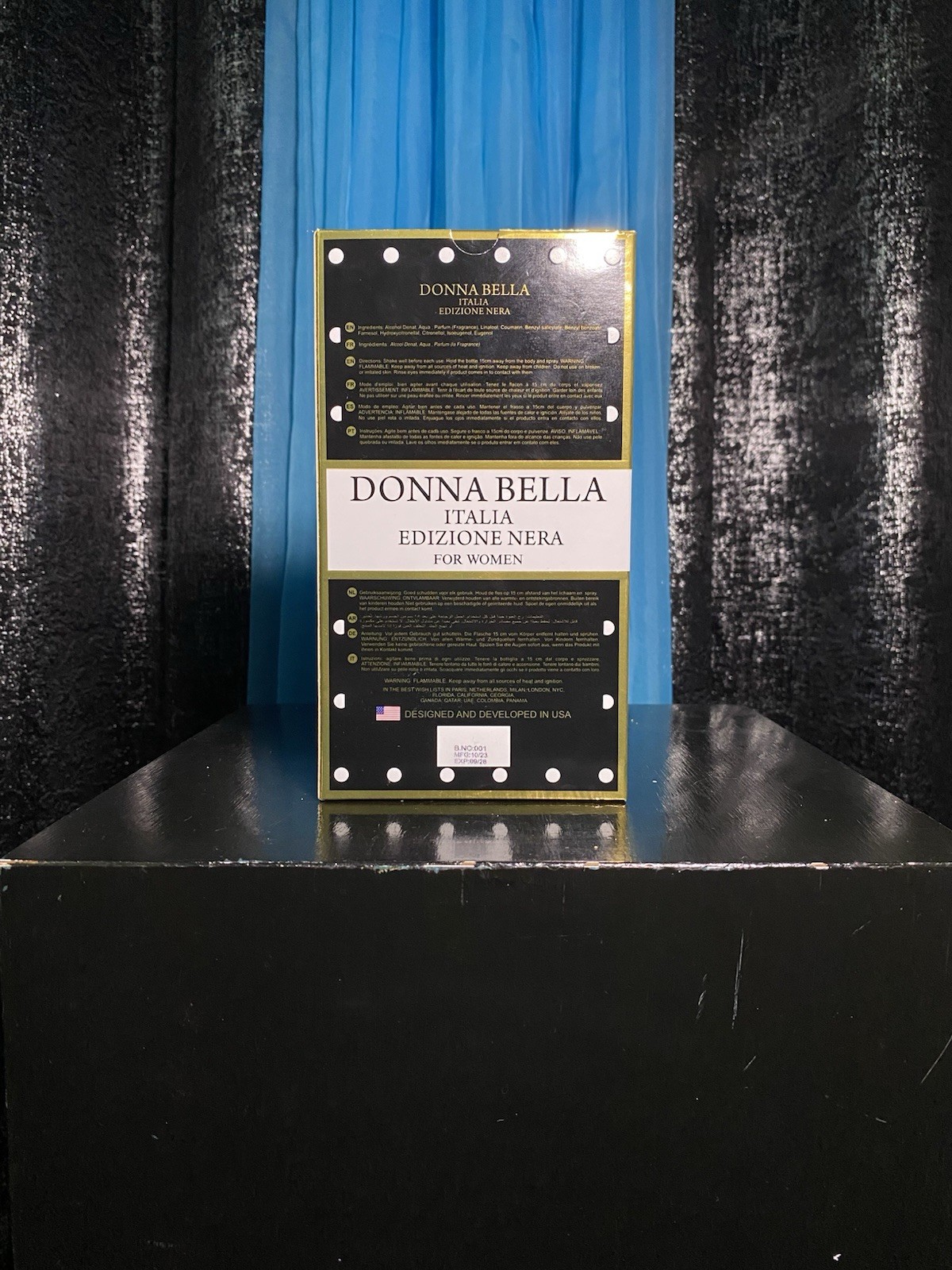 Donna Bella Italia Edizione Nera Women Eau de Parfum Spray 3.4 fl oz