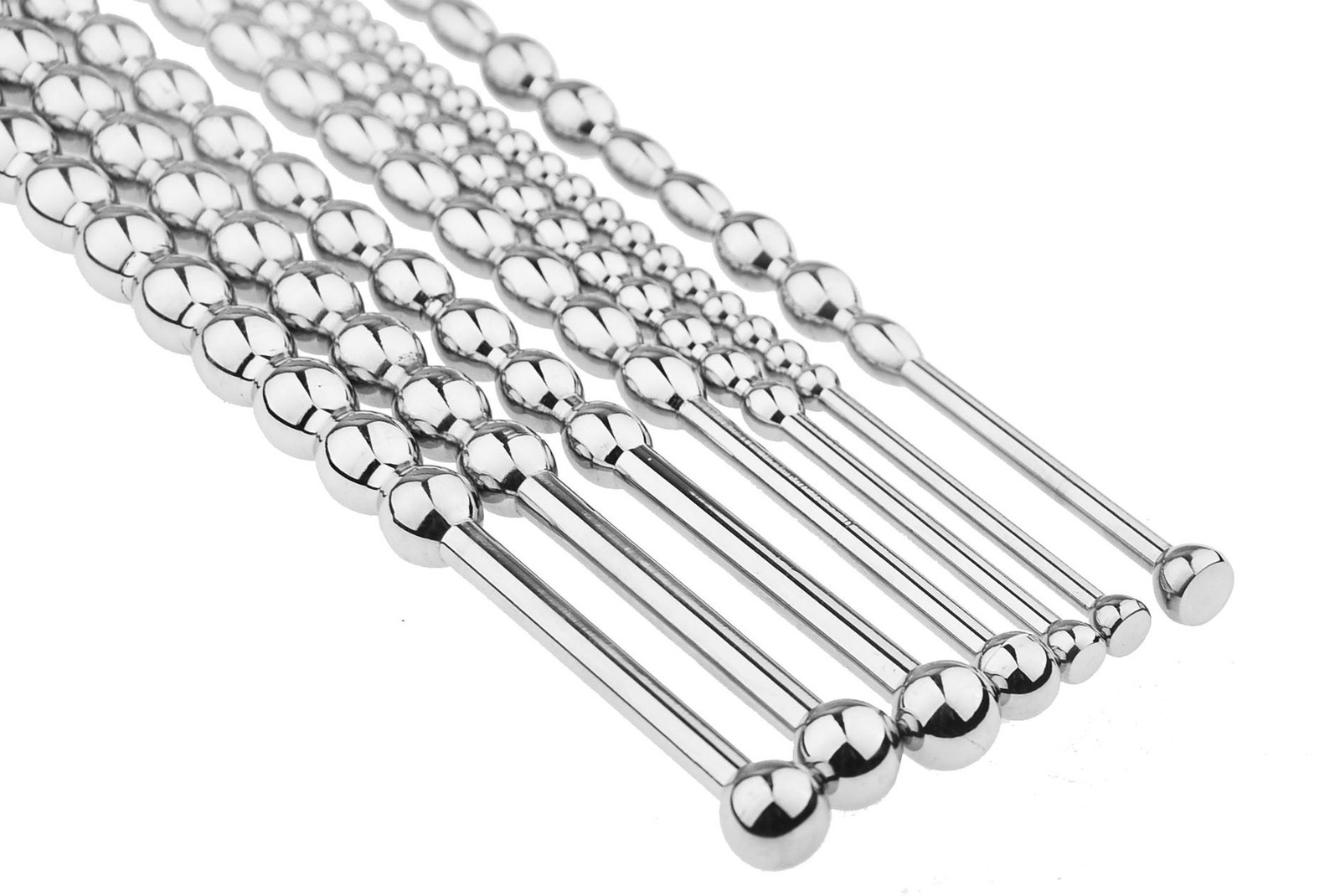 Male Stainless Steel Long Sounds Sounds Beads Sounding Rod Insert Plug Enhancer