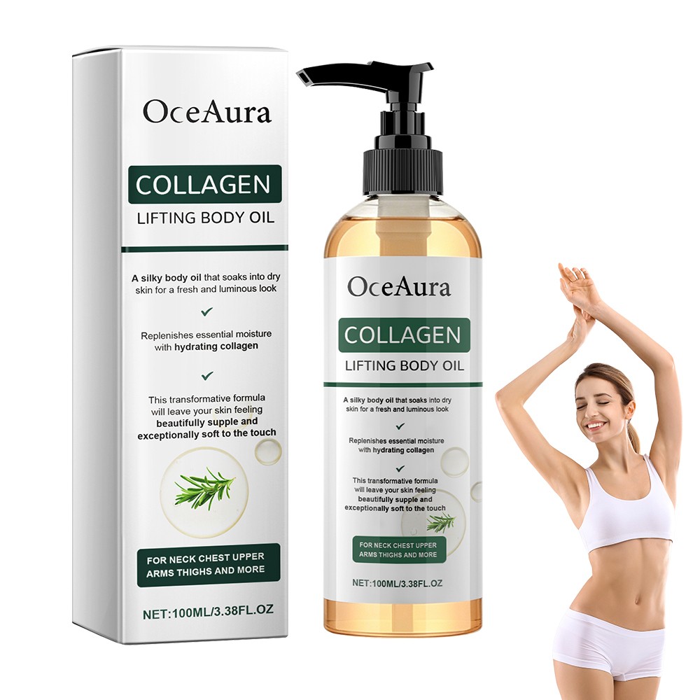 100ml Collagen Lifting Body Oil Firming Anti Aging Wrinkles Scars & Stretch Mark