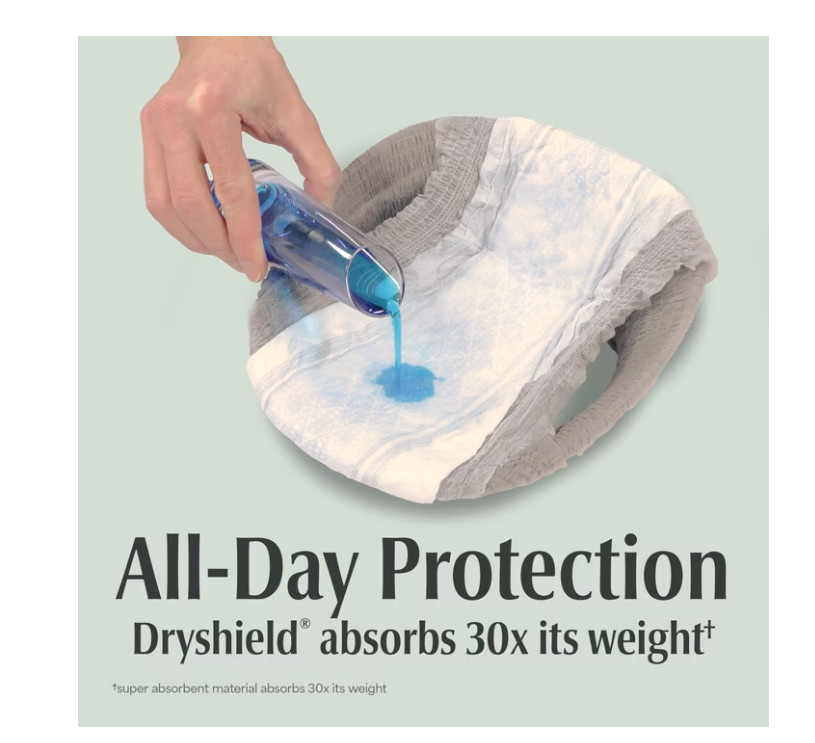 Depend Fresh Protection Incontinence Underwear for Men, Adult Diapers, XL, 68 Ct