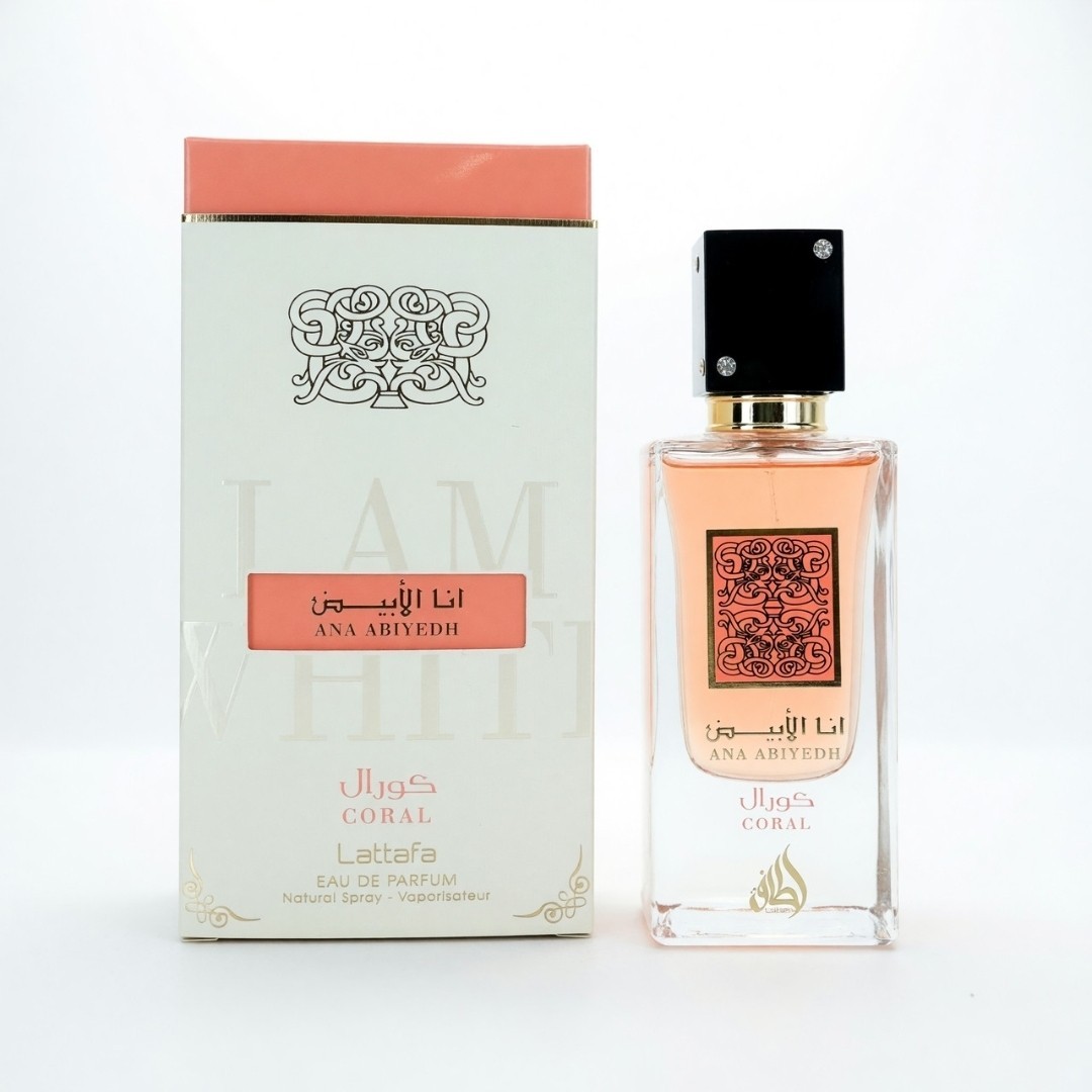Lattafa Ana Abiyedh Coral Eau de Parfum Natural Spray 2.04 fl oz Regular Size