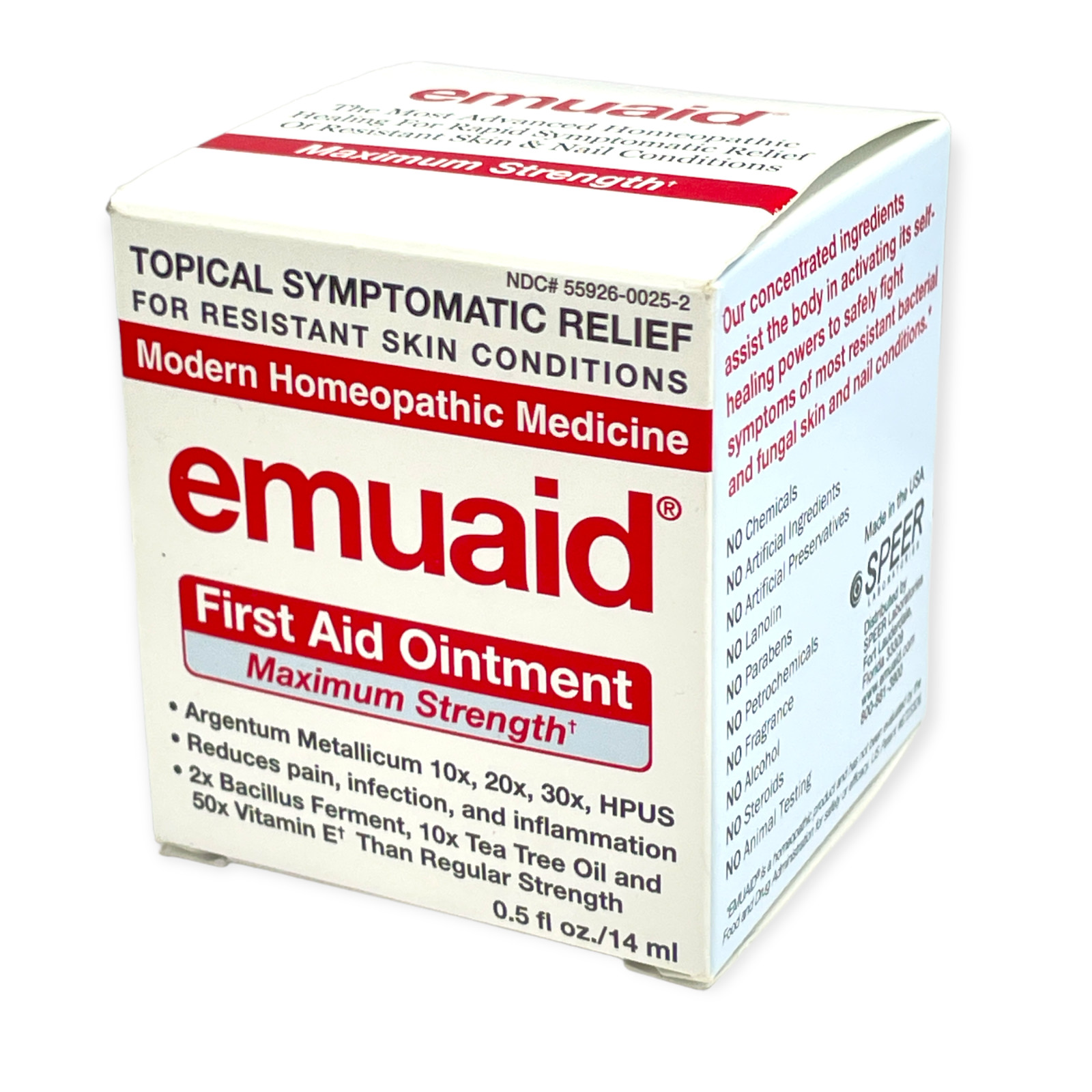 Emuaid First Aid Ointment Maximum Strength 0.5fl.oz./14ml ~ Exp 04/2026+