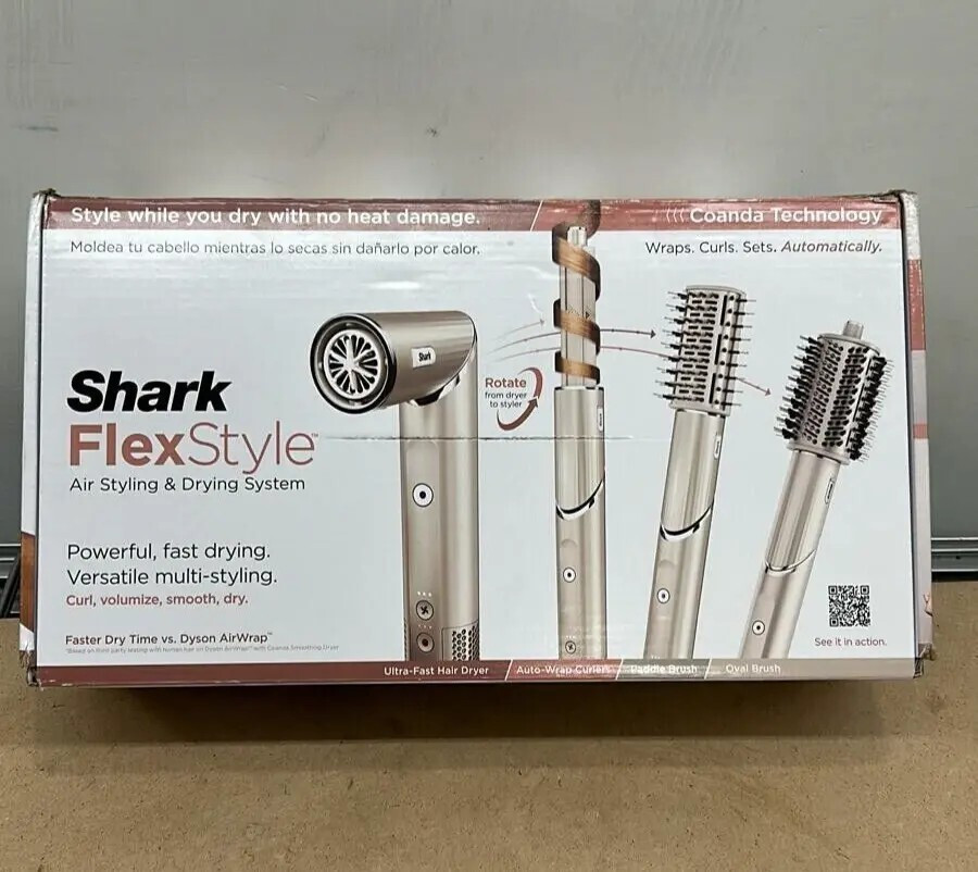 1300W Shark Flex Style Air Styling & Drying System – Stone (HD430) 120V,60HZ US