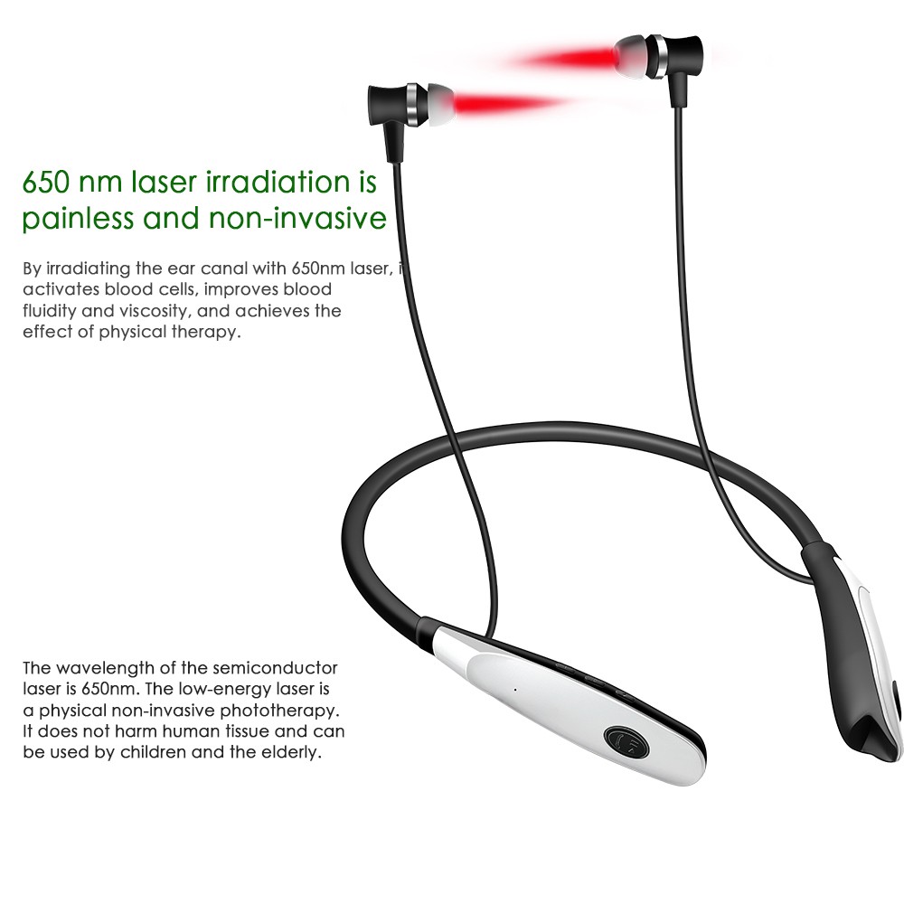 NEW Earplug 650NM Laser Therapy For Ear And Nose Tinnitus & Rhinitis Relief