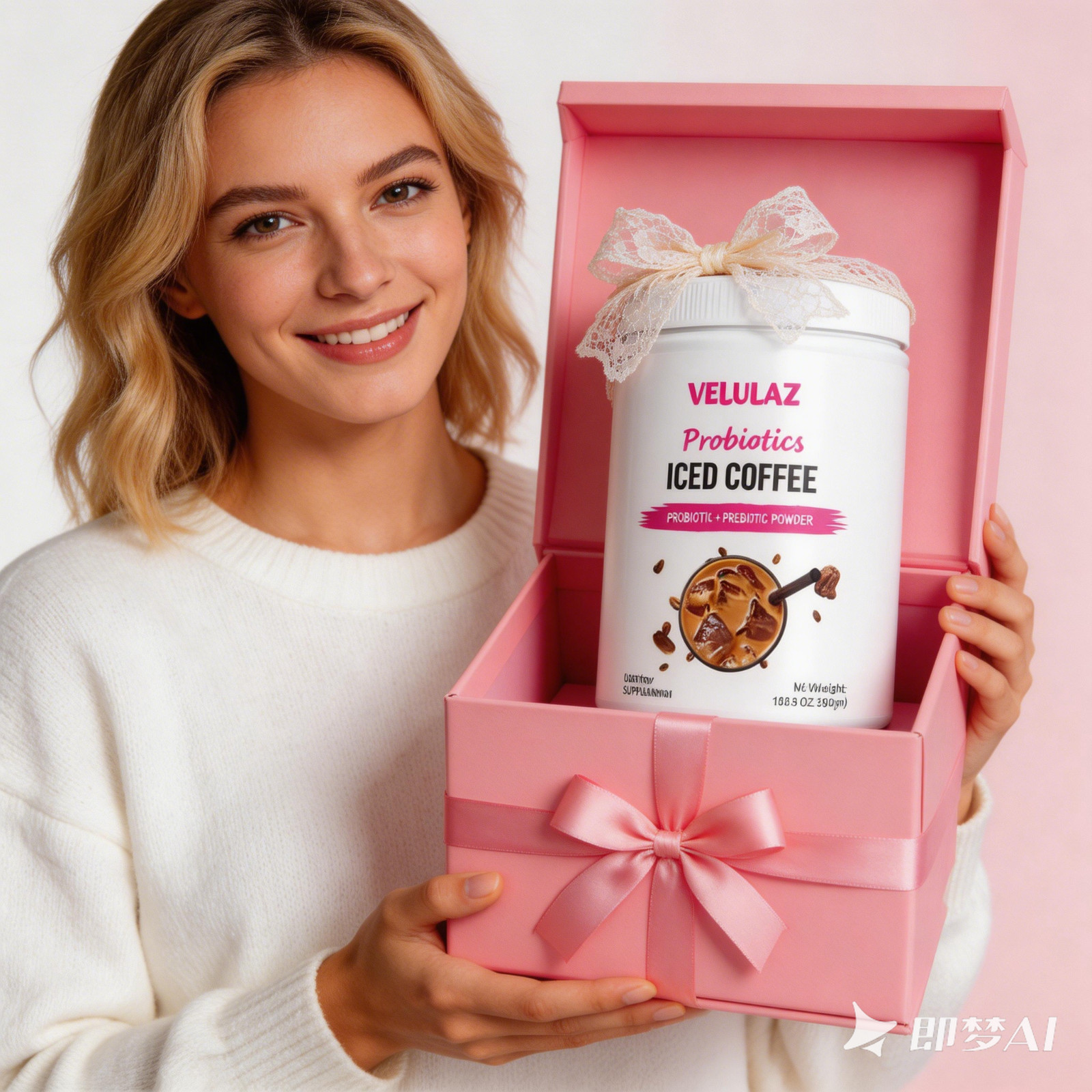 BELLA Probiotic Iced Coffee Powder Prebiotic Digestive Gut Health Drink Gluten