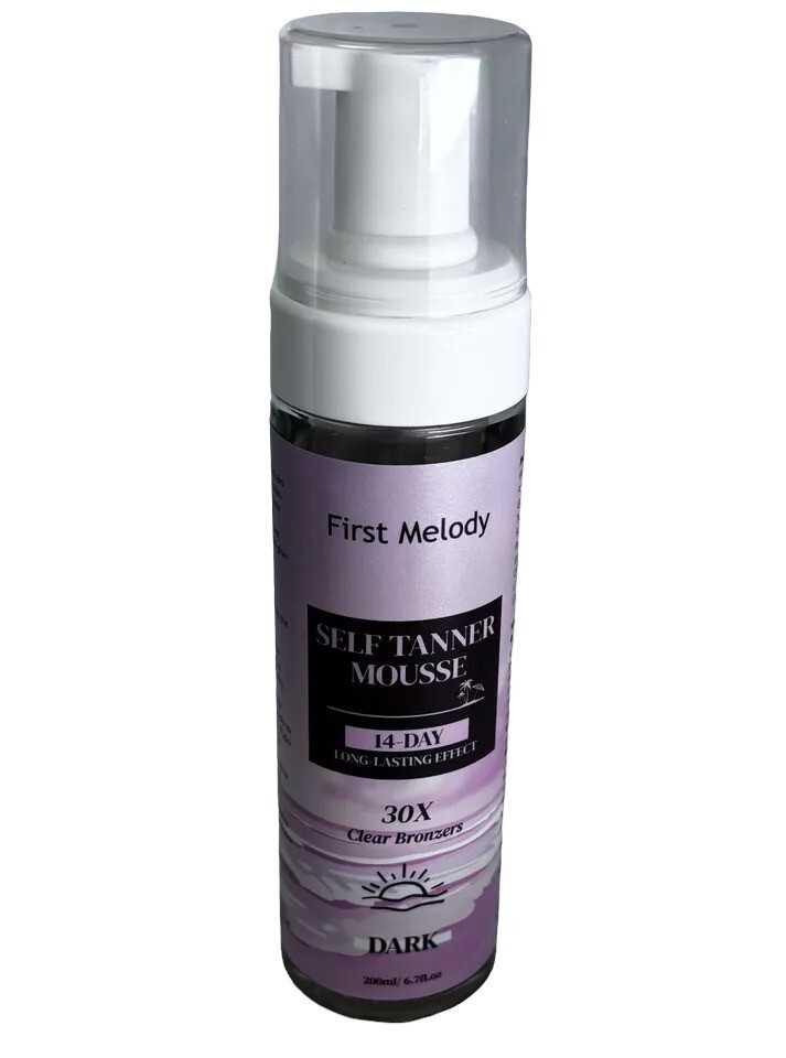 Self Tanning Mousse (Dark Tan) Foam Lasts 14 Days – 3x 6.7 oz Pump Tanner