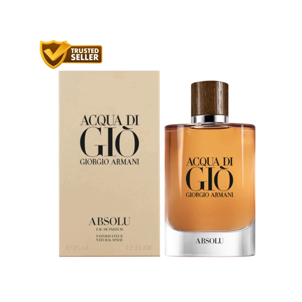 Acqua Di Gio Absolu by Giorgio Armani 4.2 oz / 125ml – Eau de Parfum – Men’s Fra