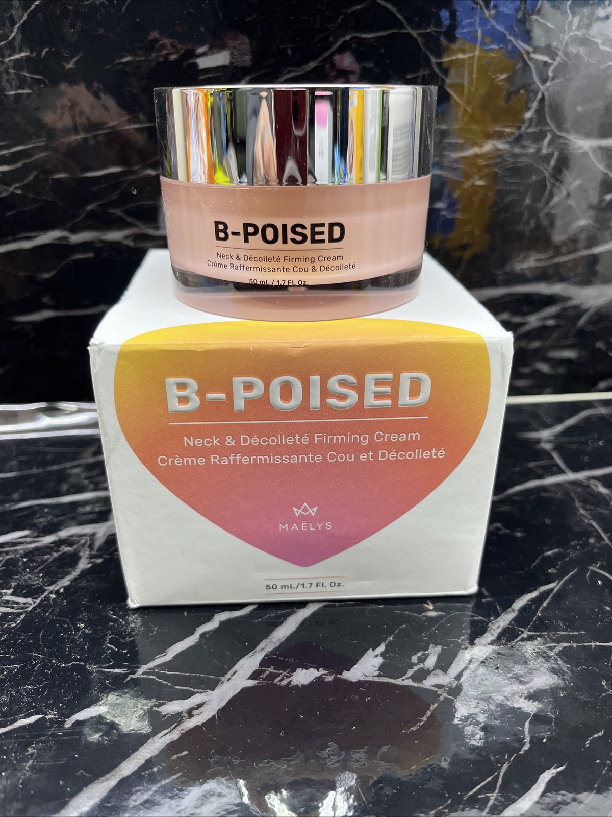Maelys B-POISED Neck & Decollete Firming cream 1.7oz NEW In Box Free Shipping