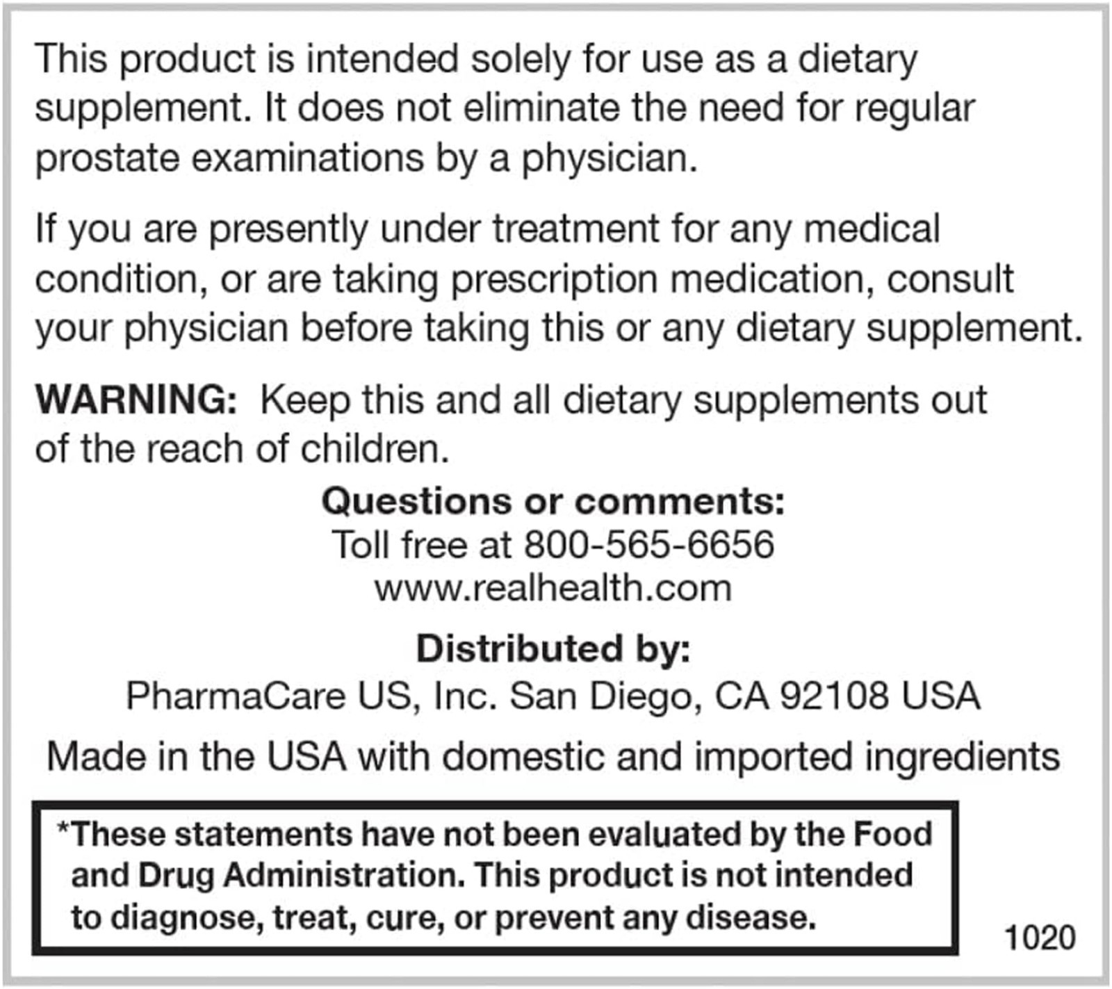 Prostate Health Supplements for Men – Saw Palmetto, Lycopene, Resveratrol, 60 Co