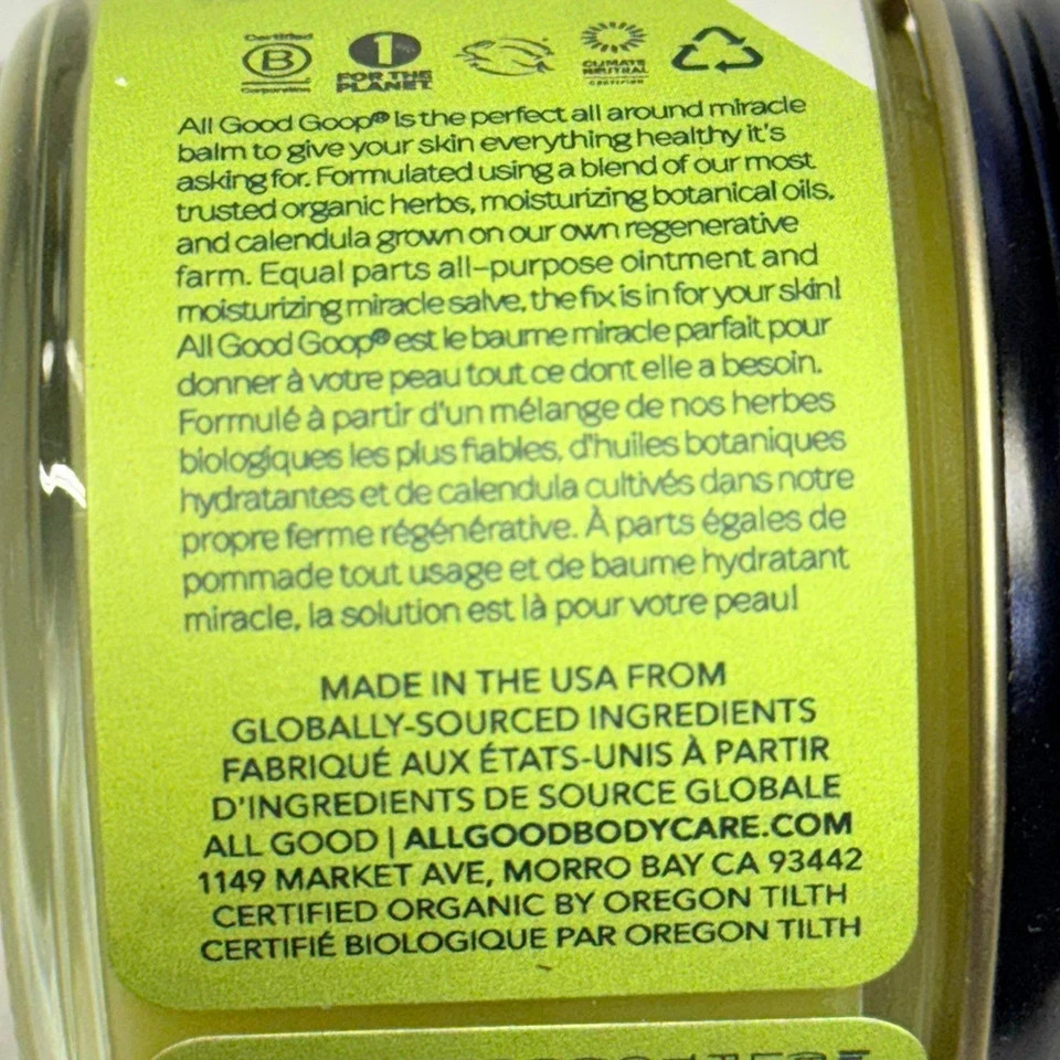 All Good Goop – Skin Recovery Balm 2 oz