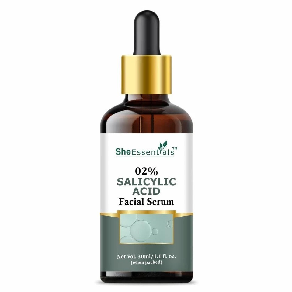 She Essentials Salicylic Acid Facial Serum For Glowing Skin 30ml