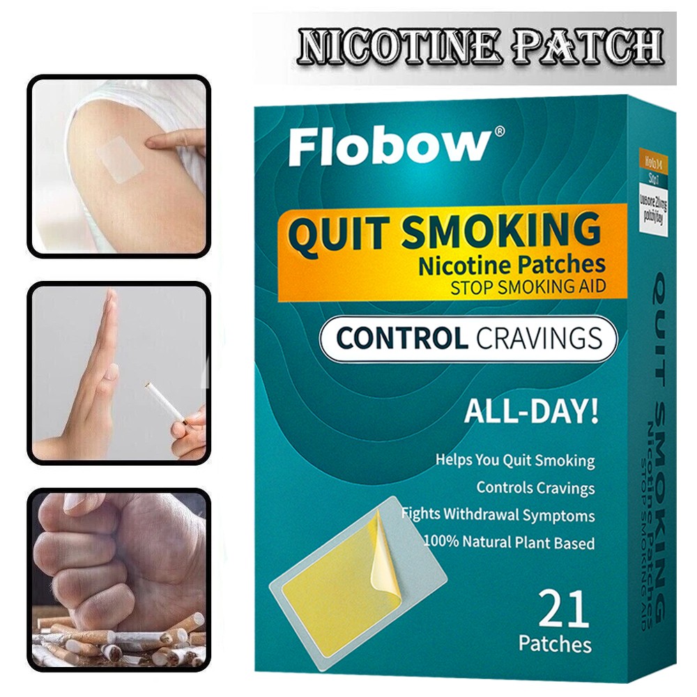 Nicotine Transdermal System Patch Step 1 21 mg 21~420 Patches Stop Smoking Aid