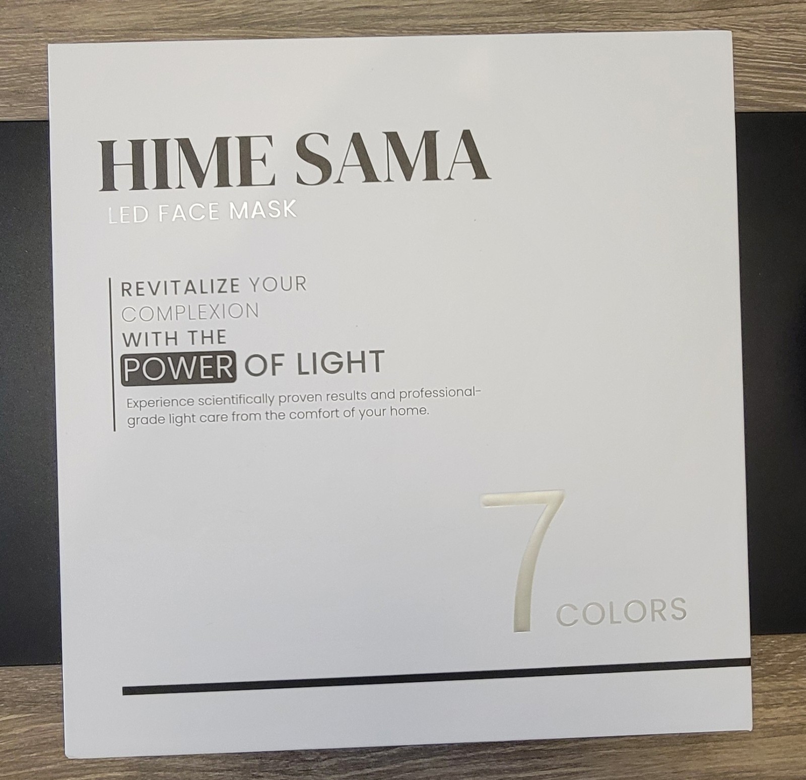 Hime Sama LED Face & Neck Mask, 7 Colors, Blue & Red & More