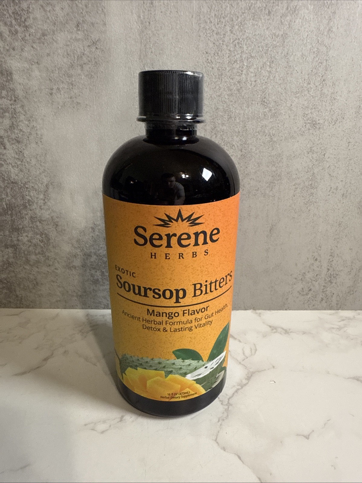 Serene Herbs Organic Black Seed Bitters Promote Overall Wellness 16oz Exp 09/27