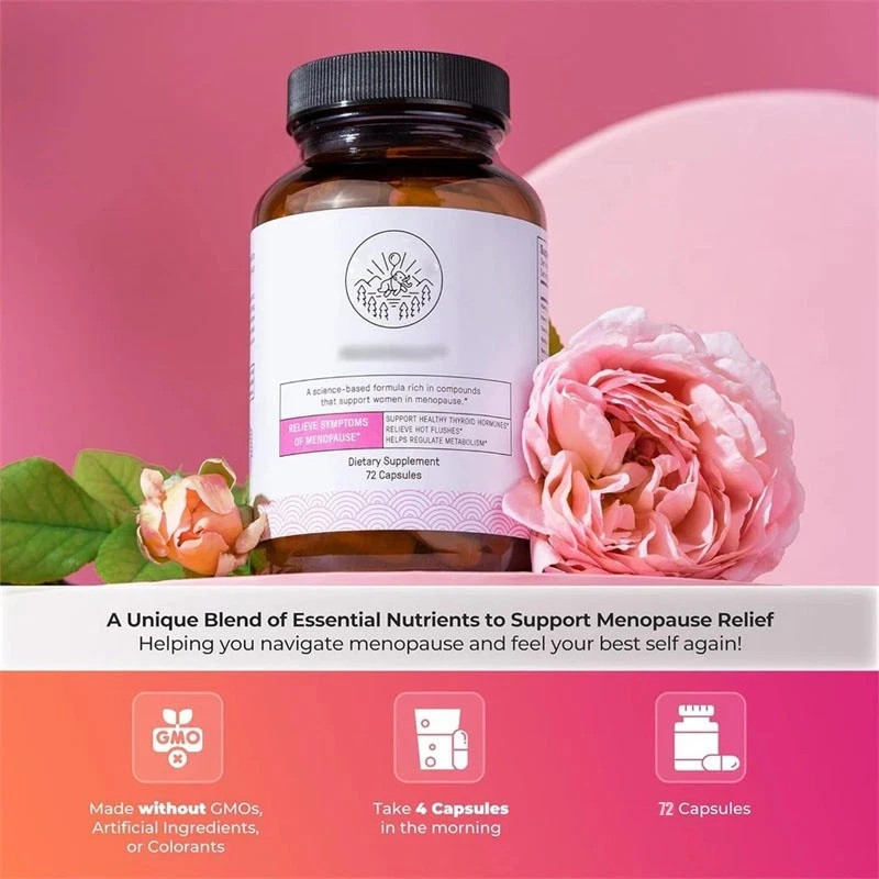 Happy Mammoth Hormone Harmony Natural Hormonal Support for Women 72 Capsules