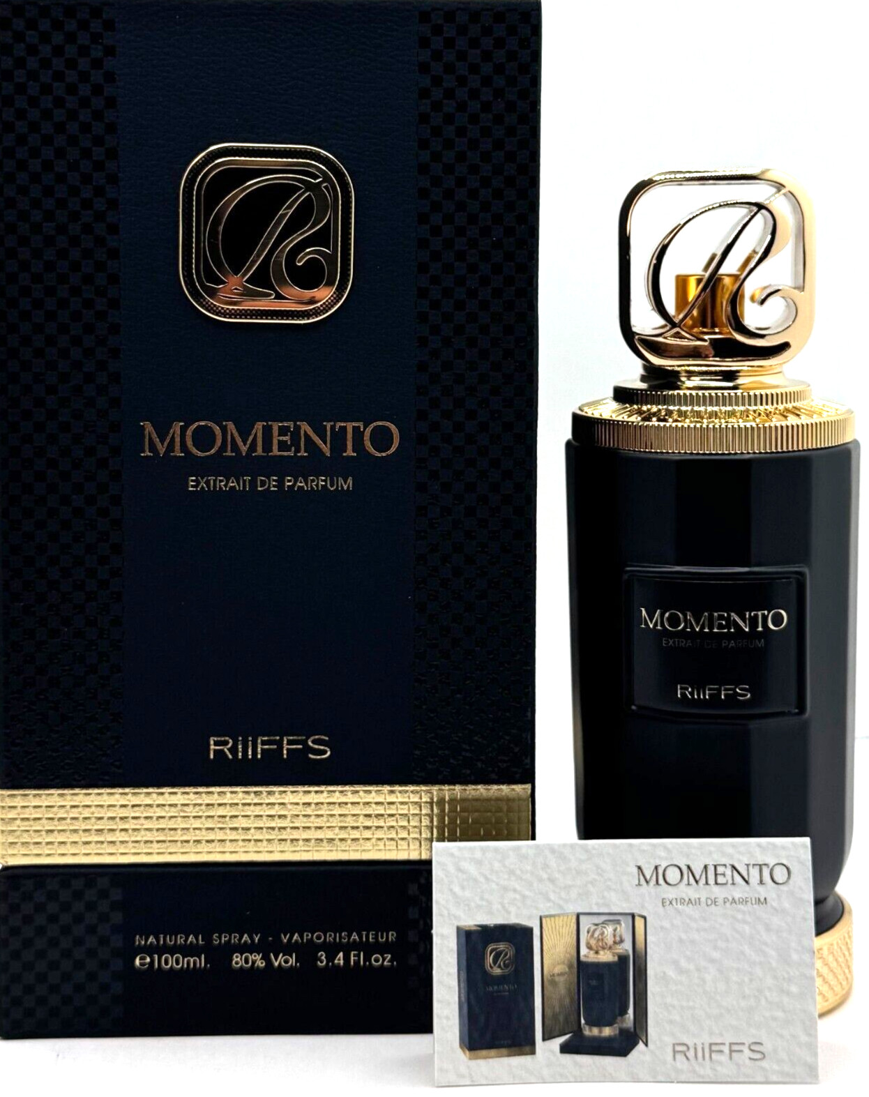 RIIFFS MOMENTO EXTRAIT DE PARFUM SPRAY UNISEX 3.4 Oz / 100 ml BRAND NEW ITEM!!!