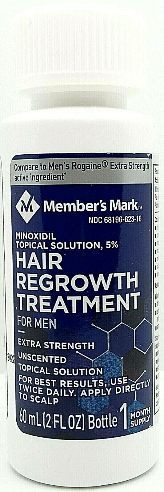 Member’s Mark 5% Minoxidil Topical Solution Hair Regrowth Treatment 1 – 6 Months