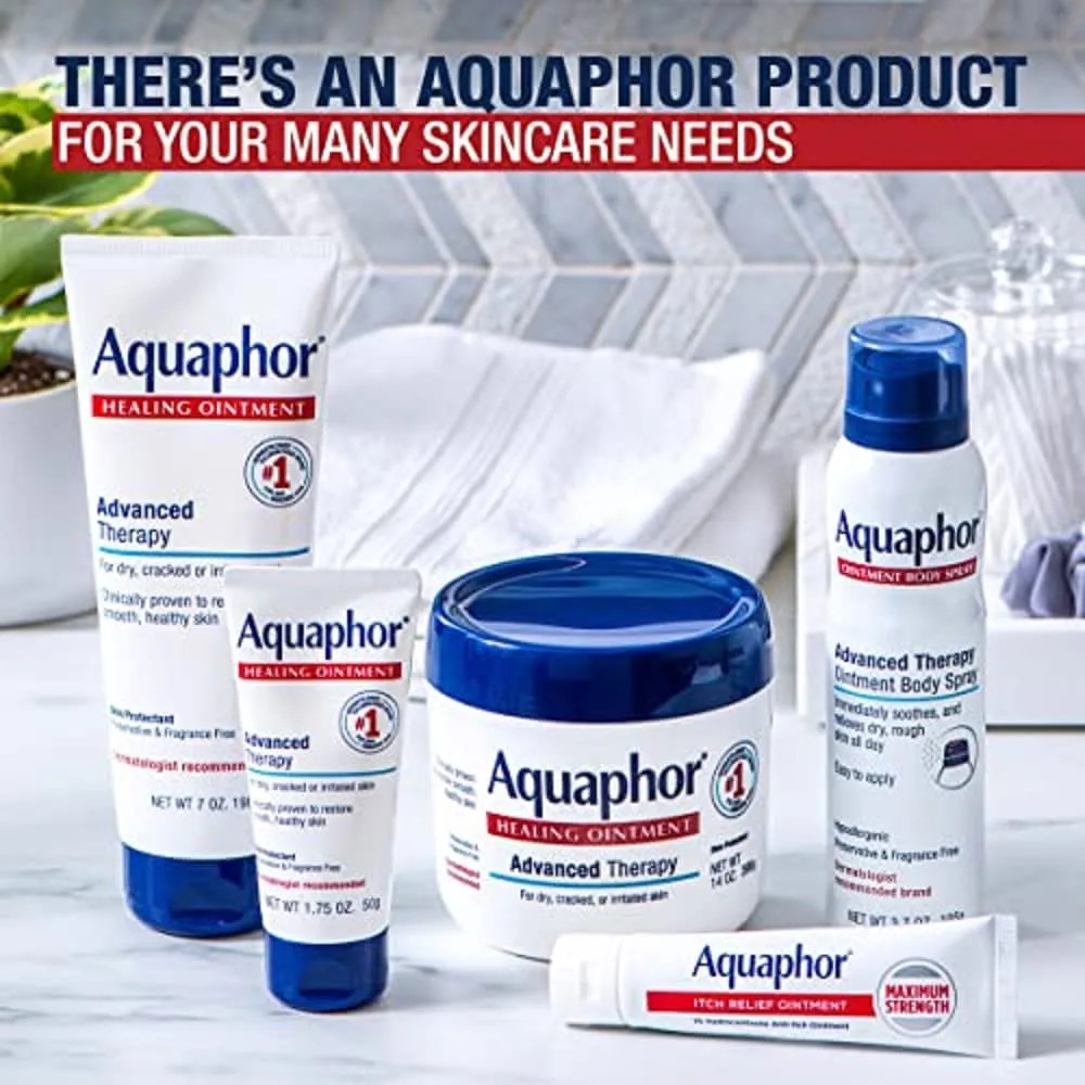 Aquaphor Healing Ointment Advanced Therapy Skin Protectant 14 oz Jar