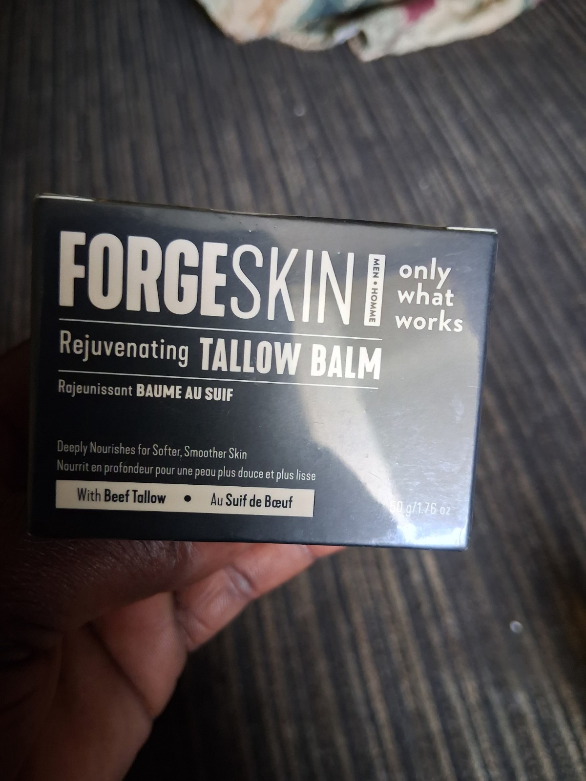 Forge Skin Men’s Beef Tallow Face Balm 1.7oz – Anti-Aging Moisturizer –FREE SHIP