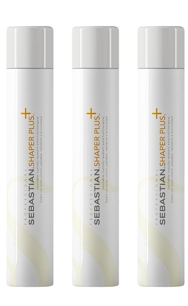 Sebastian Shaper + PLUS Hairspray (3-Pack), 10.6 Oz of Each Bottle