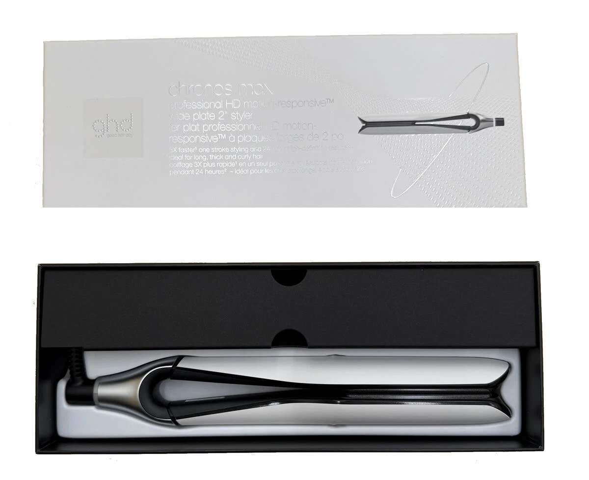 GHD Chronos Max 2 Inch Flat Iron Straightener 3X Faster