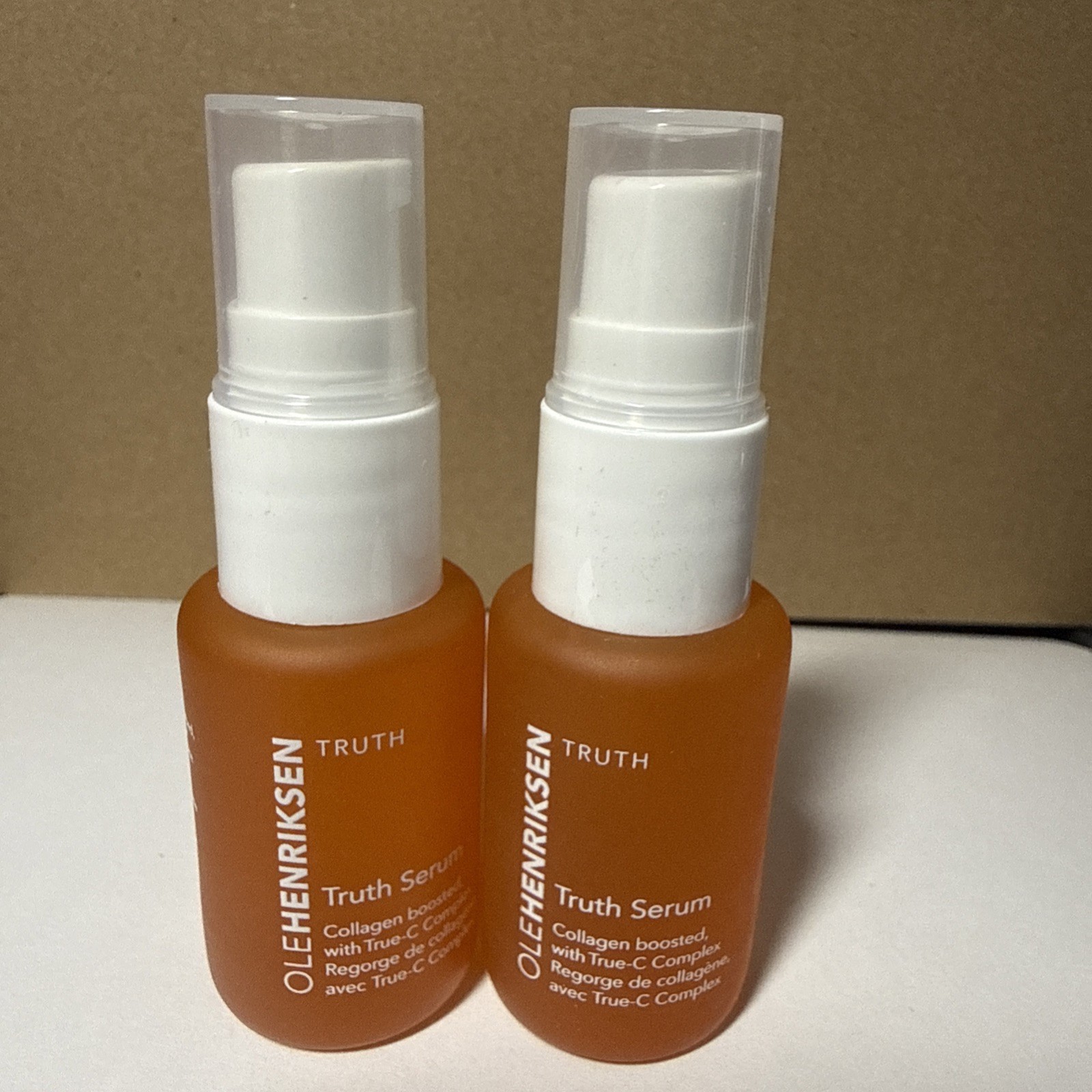 2-PACK OLE HENRIKSEN Truth Serum Mini Collagen Booster Complex 0.5 fl oz NWOB