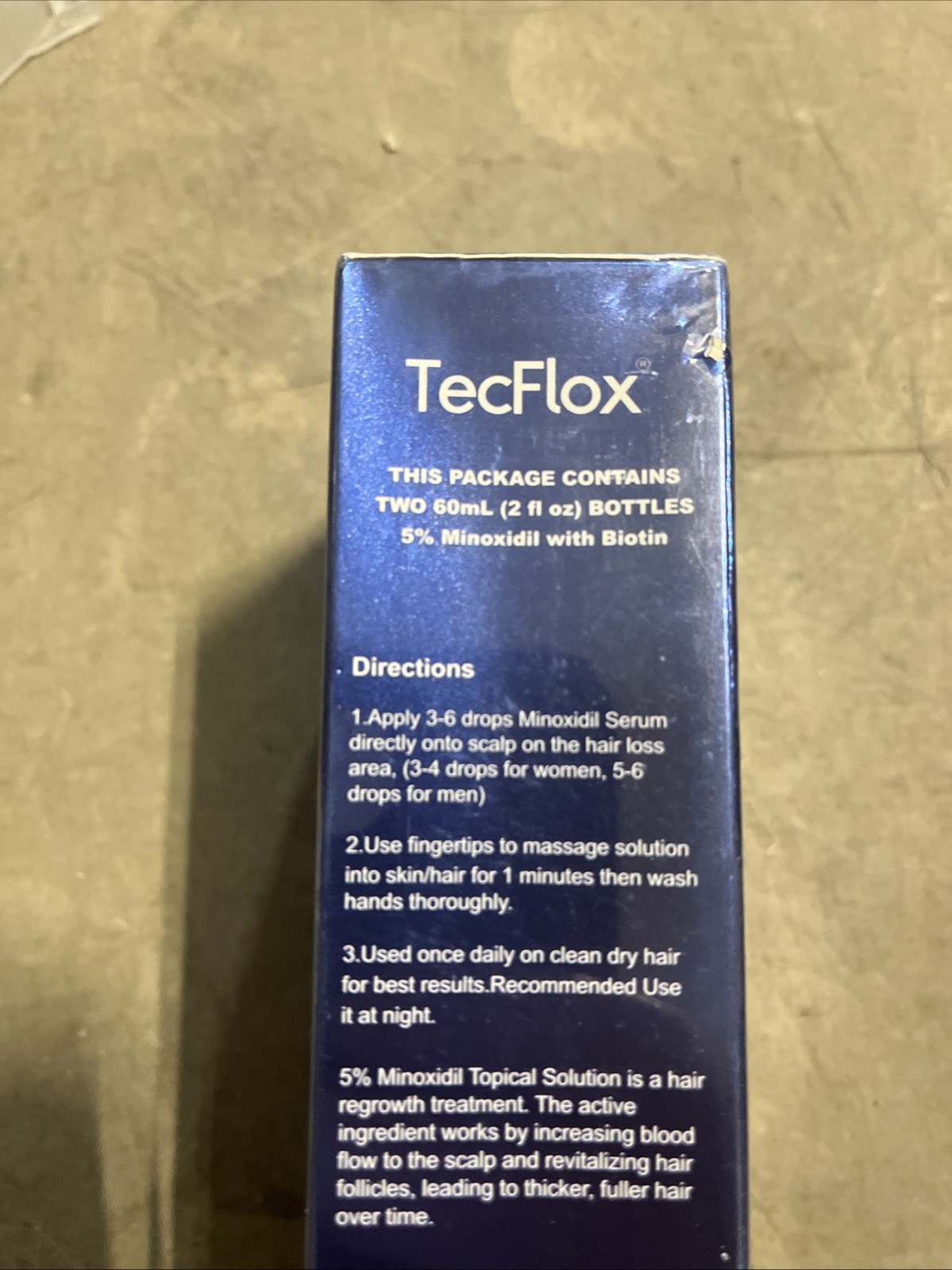 2 Pack Minoxidil 5% Extra Strength Biotin Men Woman Hair Regrowth Treatment 2 Mo