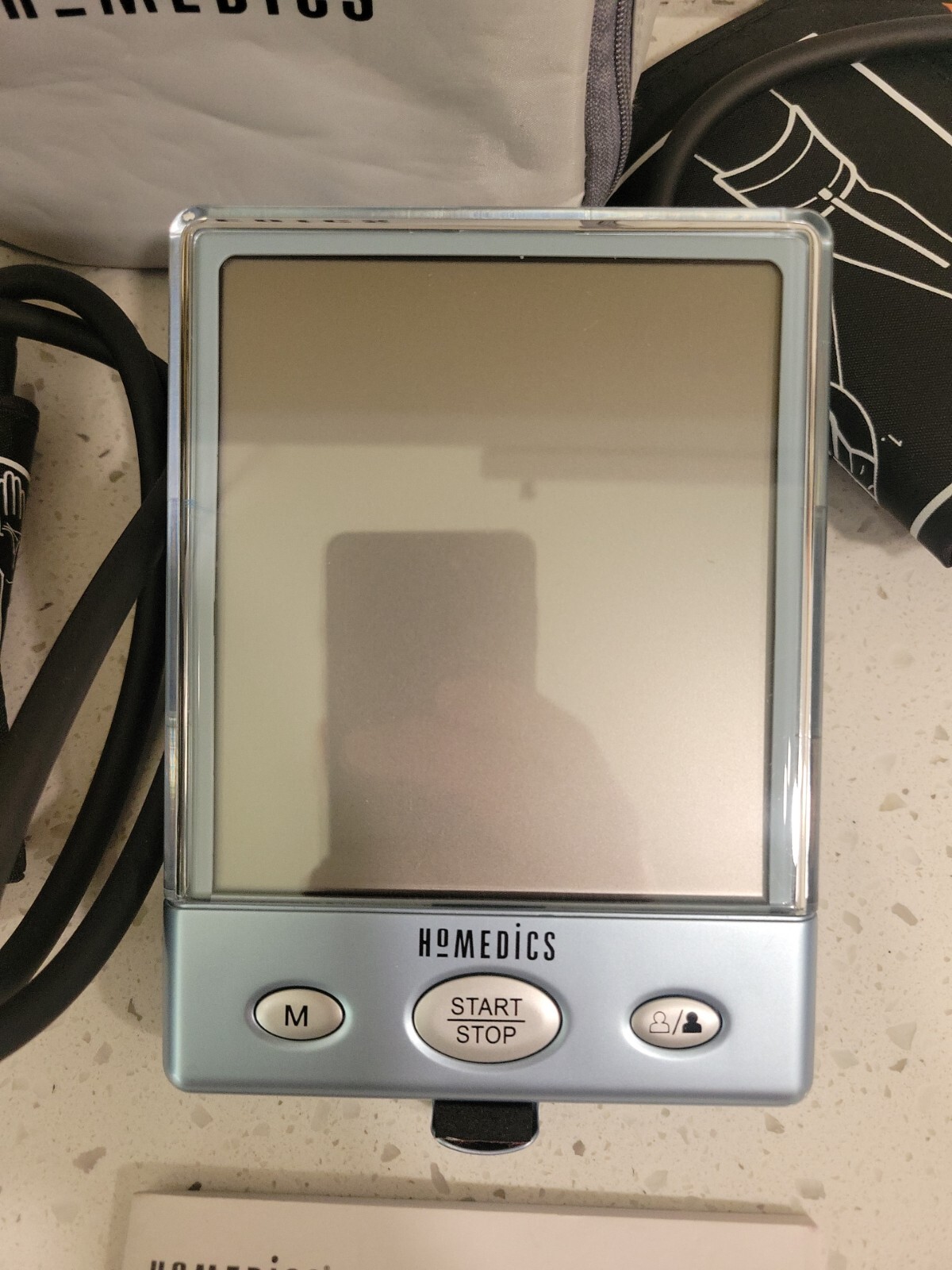 HoMedics BPA-201 Blood Pressure Monitor(doesn’t Have The DC Power Box) Works