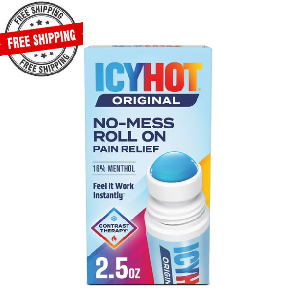 Icy Hot No Mess Pain Relieving Roll On – 2.5oz