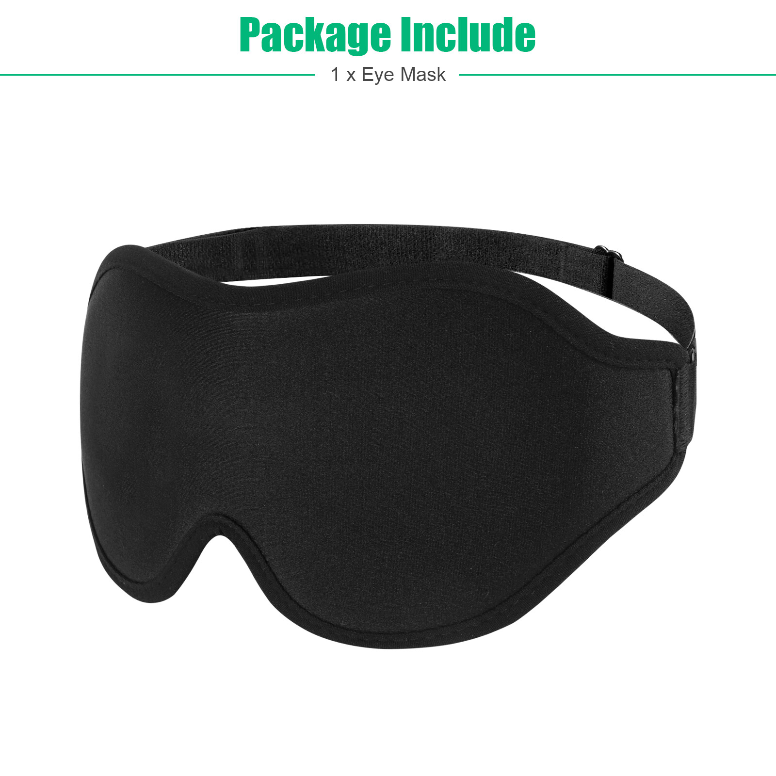 3D Travel Silk Eye Mask Sleeping Soft Padded Shade Cover Rest Relax Blindfold US