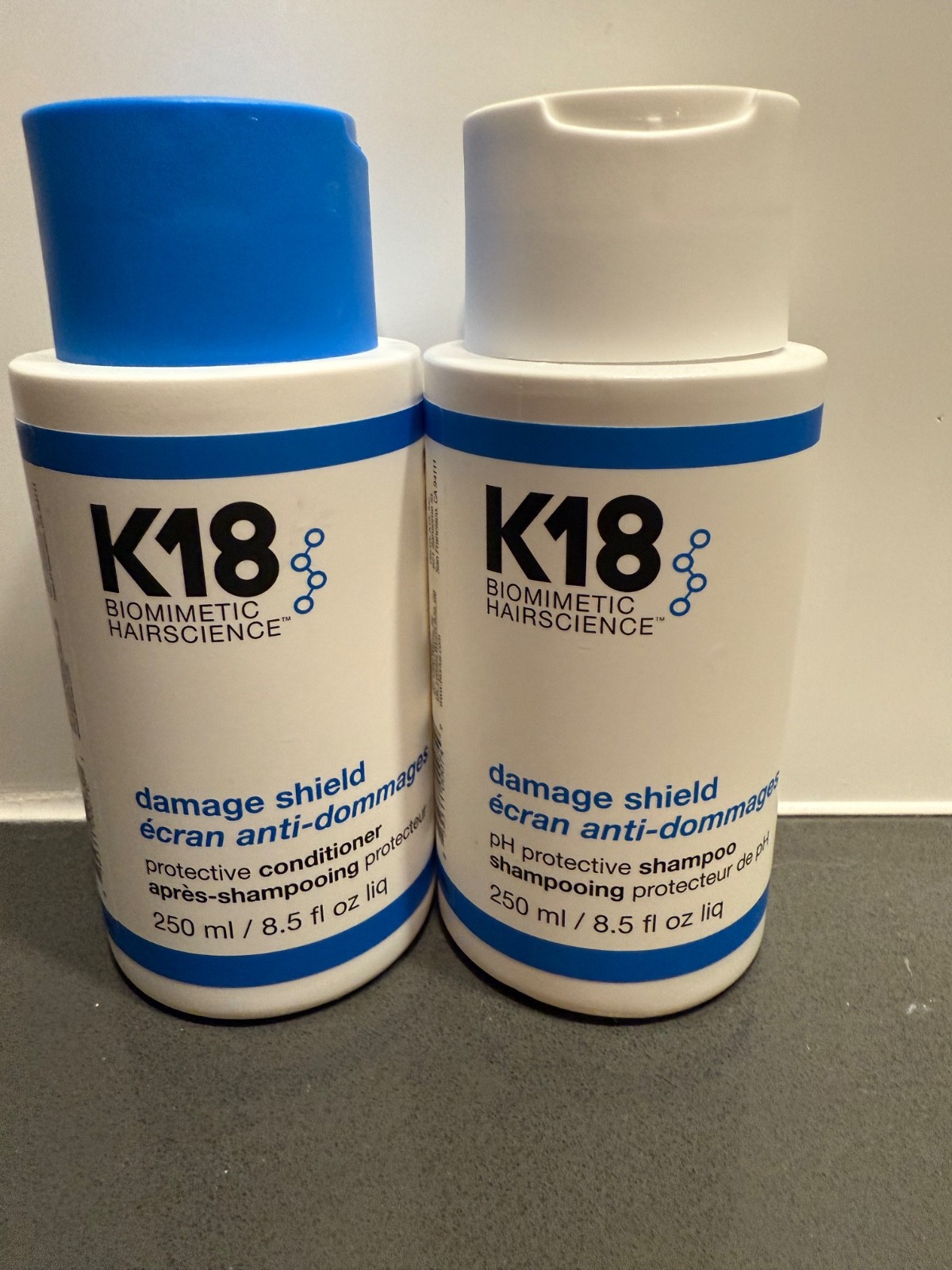 K18 Biomimetic Hairscience Damage Shield Shampoo & Conditioner 8.5 fl oz – NEW