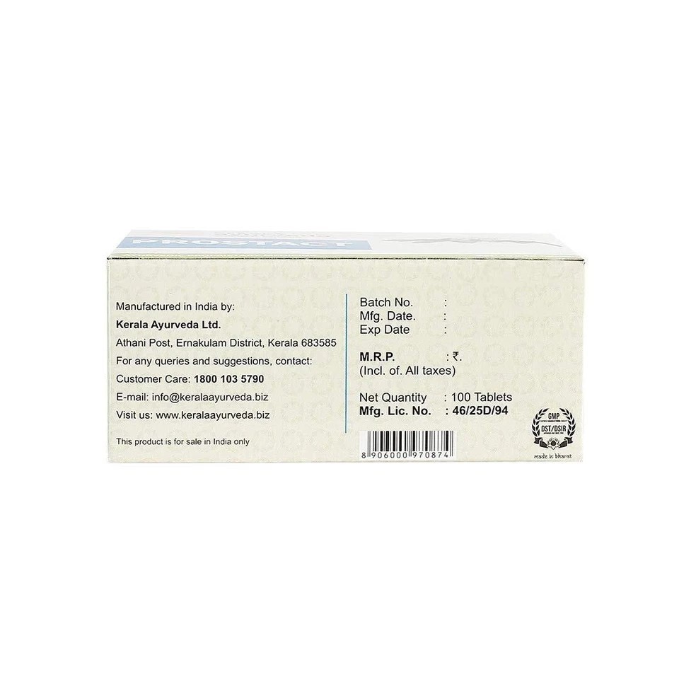 Kerala Ayurveda Prostact – 100 Tablets Herbal Ayurvedic