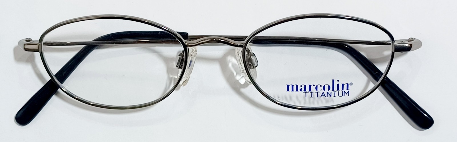 Original MARCOLIN 2033 404 Eyeglasses DARK GUNMETAL New TITANIUM 46-18-140 Japan