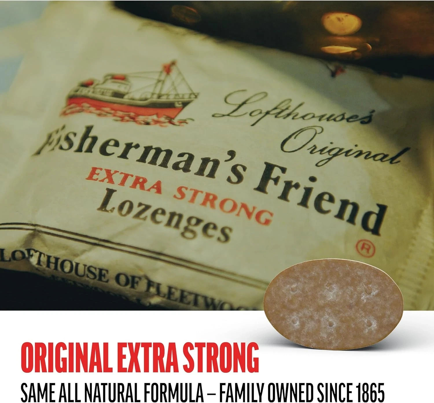6 Pa Fisherman’s Friend Original Extra Strong Cough & Sore Throat Lozenges 38 Ct