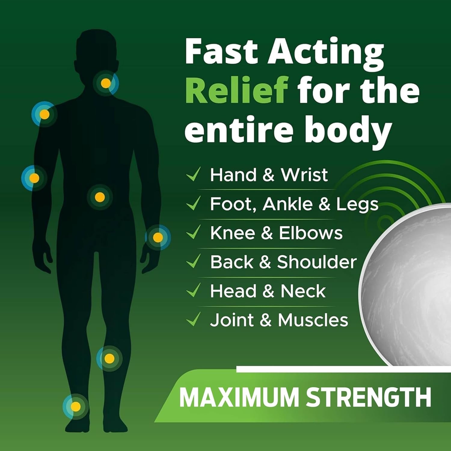 7 oz Maximum Strength Muscle & Joint Relief Cream – Menthol Scented Comfort