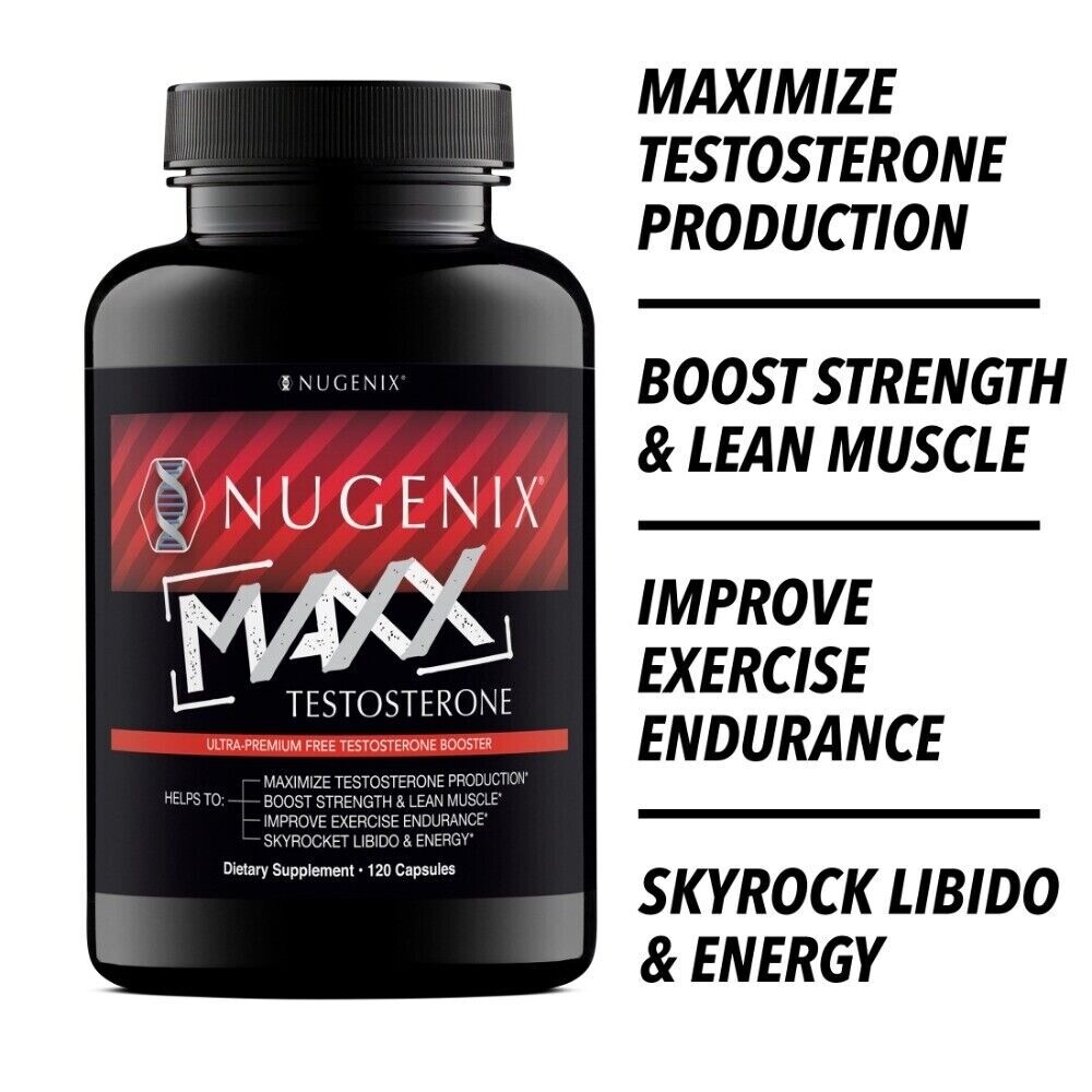 Nugenix Maxx Male Enhancer,120pcs, Increases Strength, Improves Endurance