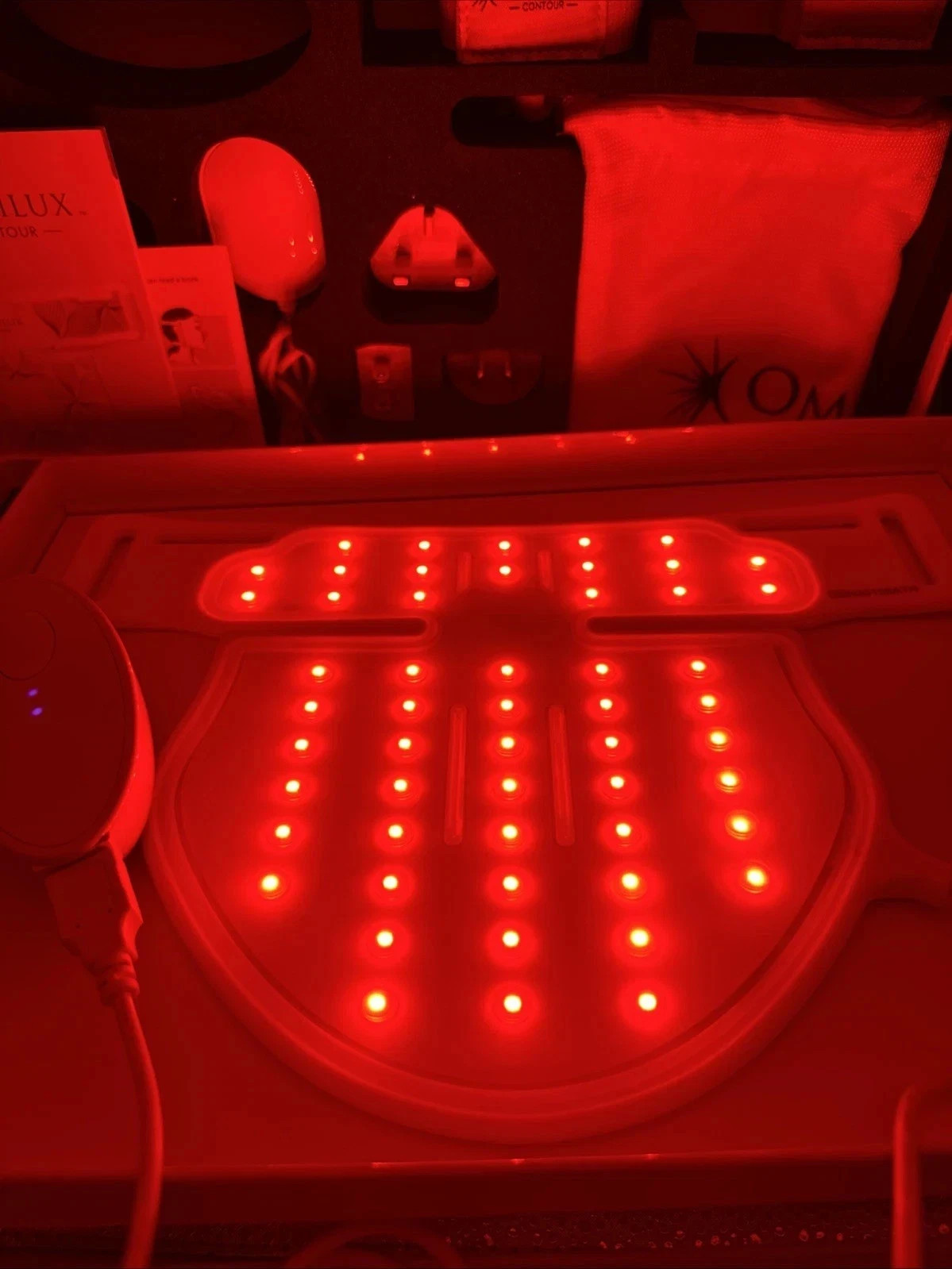 Omnilux Contour LED Face Mask & OmniLux Contour Neck- Age Renewal LED Bundle