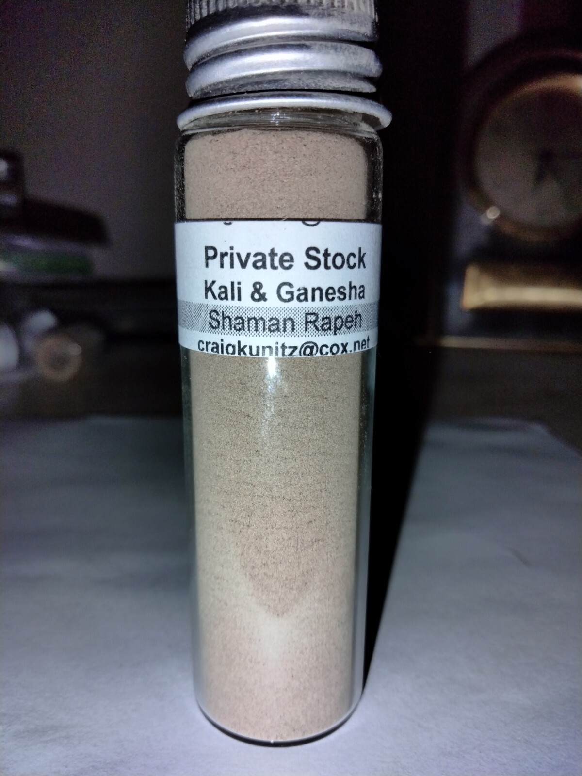 Private Stock w/Mint. Blend of 6 Types. Very Strong. For Ceremony, Grounding.