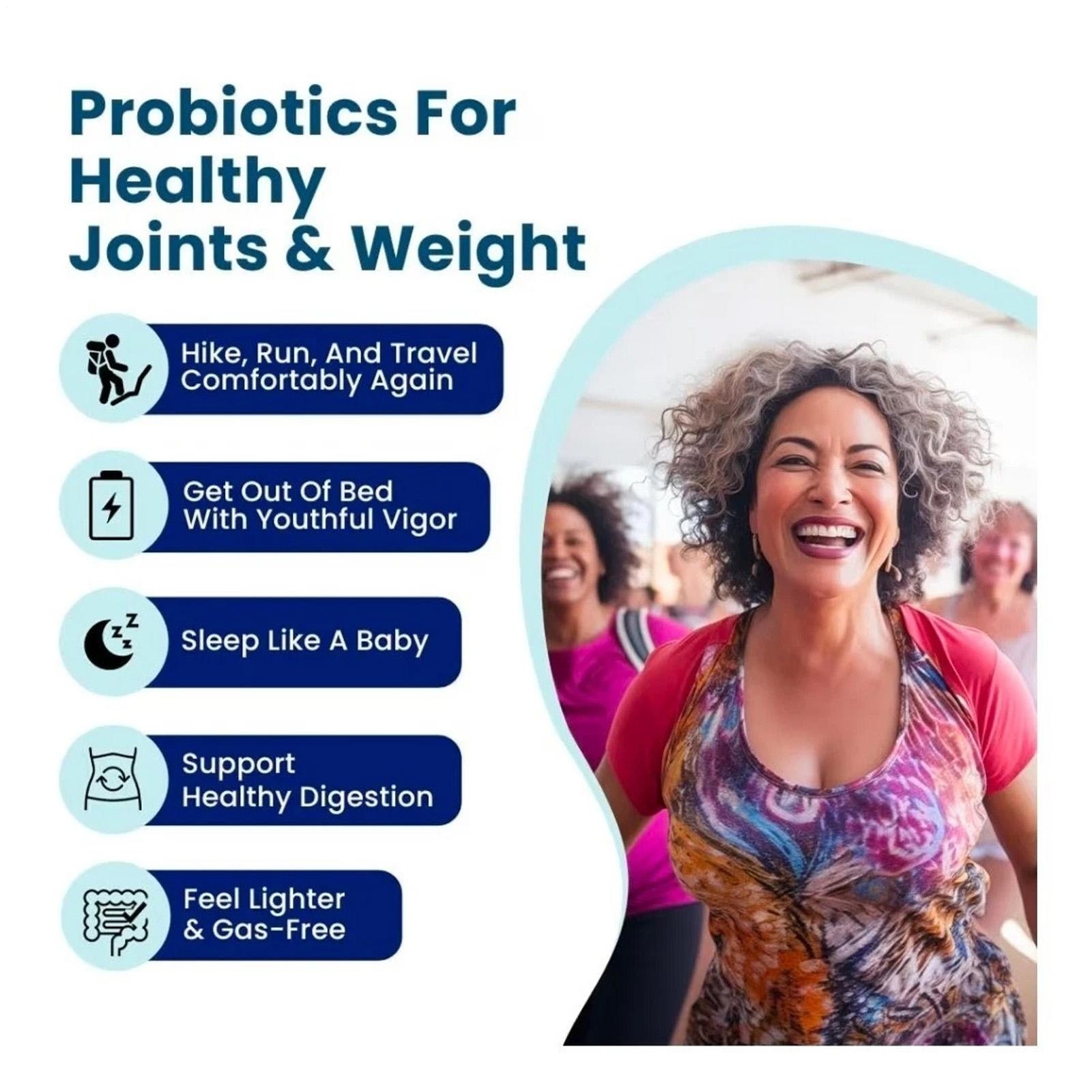 ProvitalizeProbiotics Gut Health For Women 60 Ct – Digestive & Menopause Support