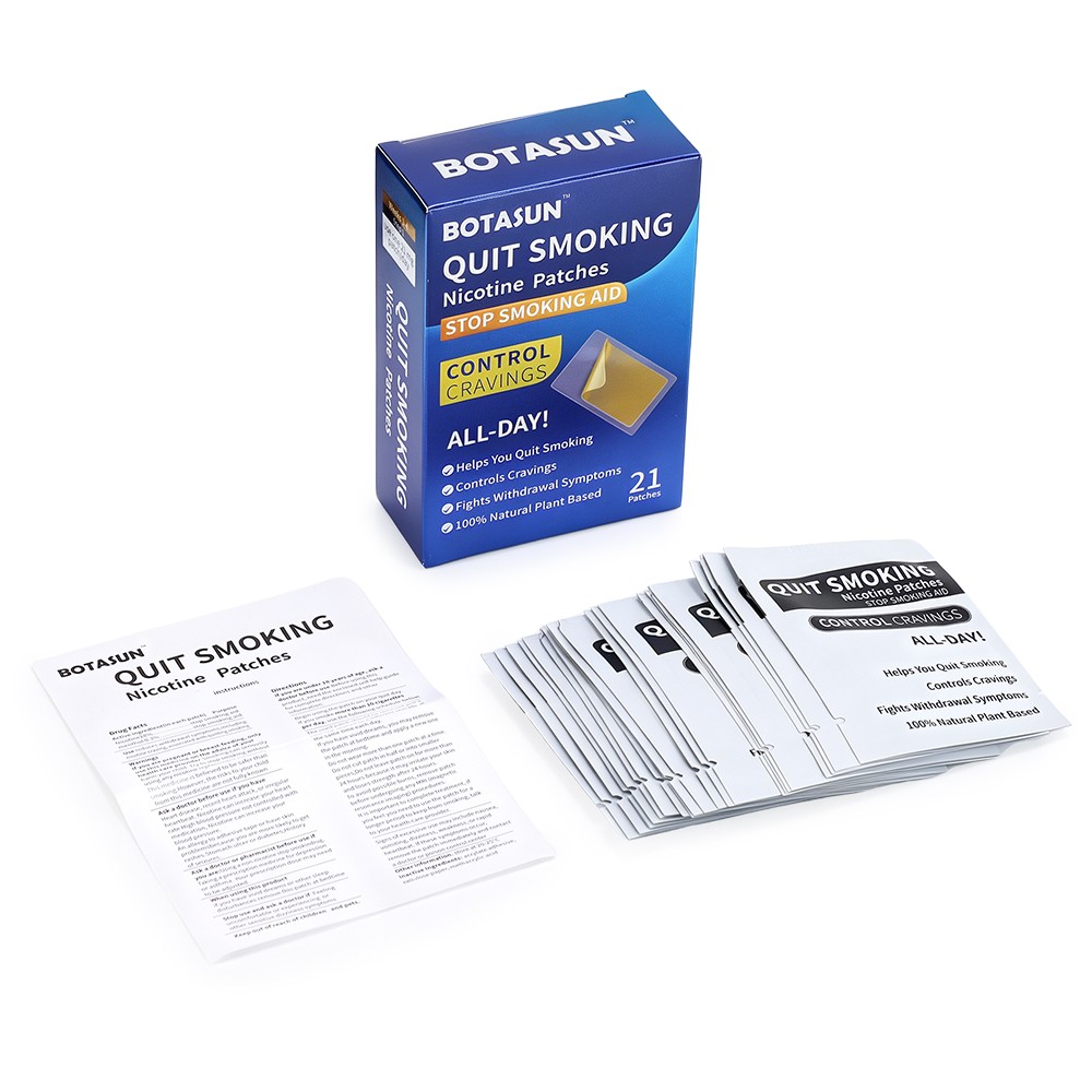 Nicotine Patches 21mg 42 Count, 24H Transdermal Stop Smoking Craving Relief Aid